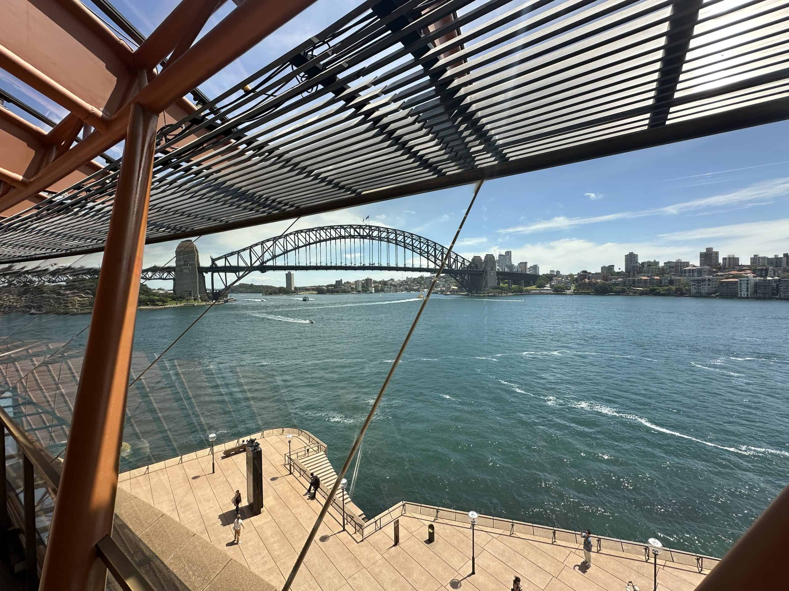 Views out to the harbour