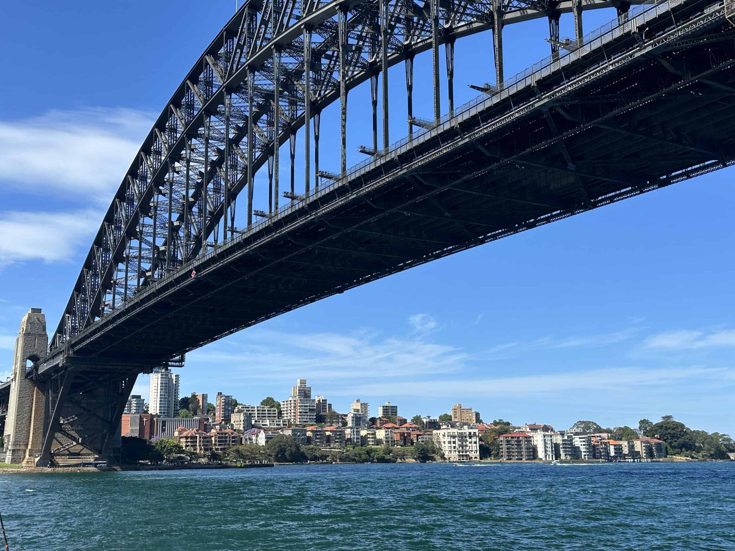 View from under the Sydney Harbour Bridge