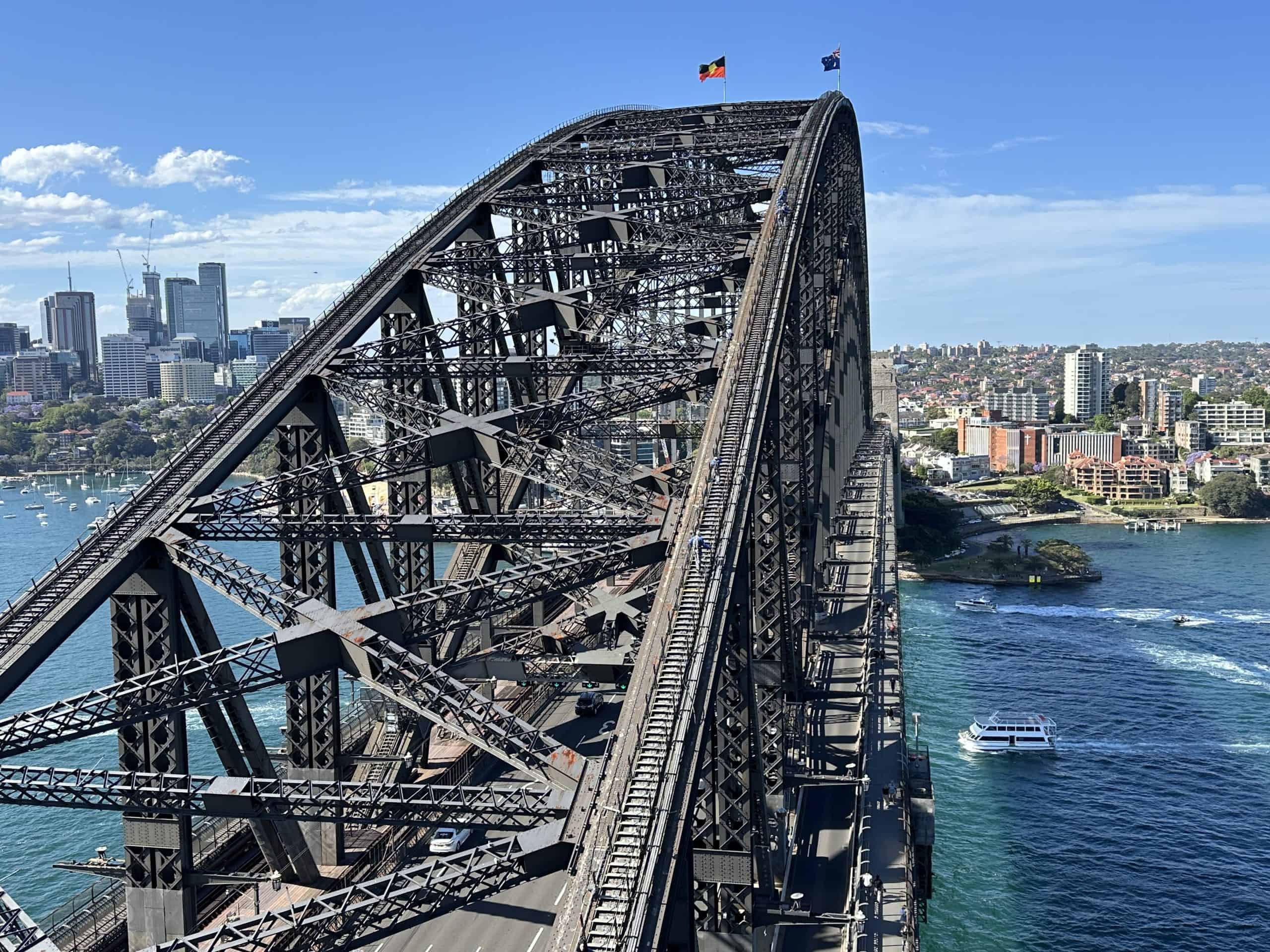 View over Sydney Harbour Bridge