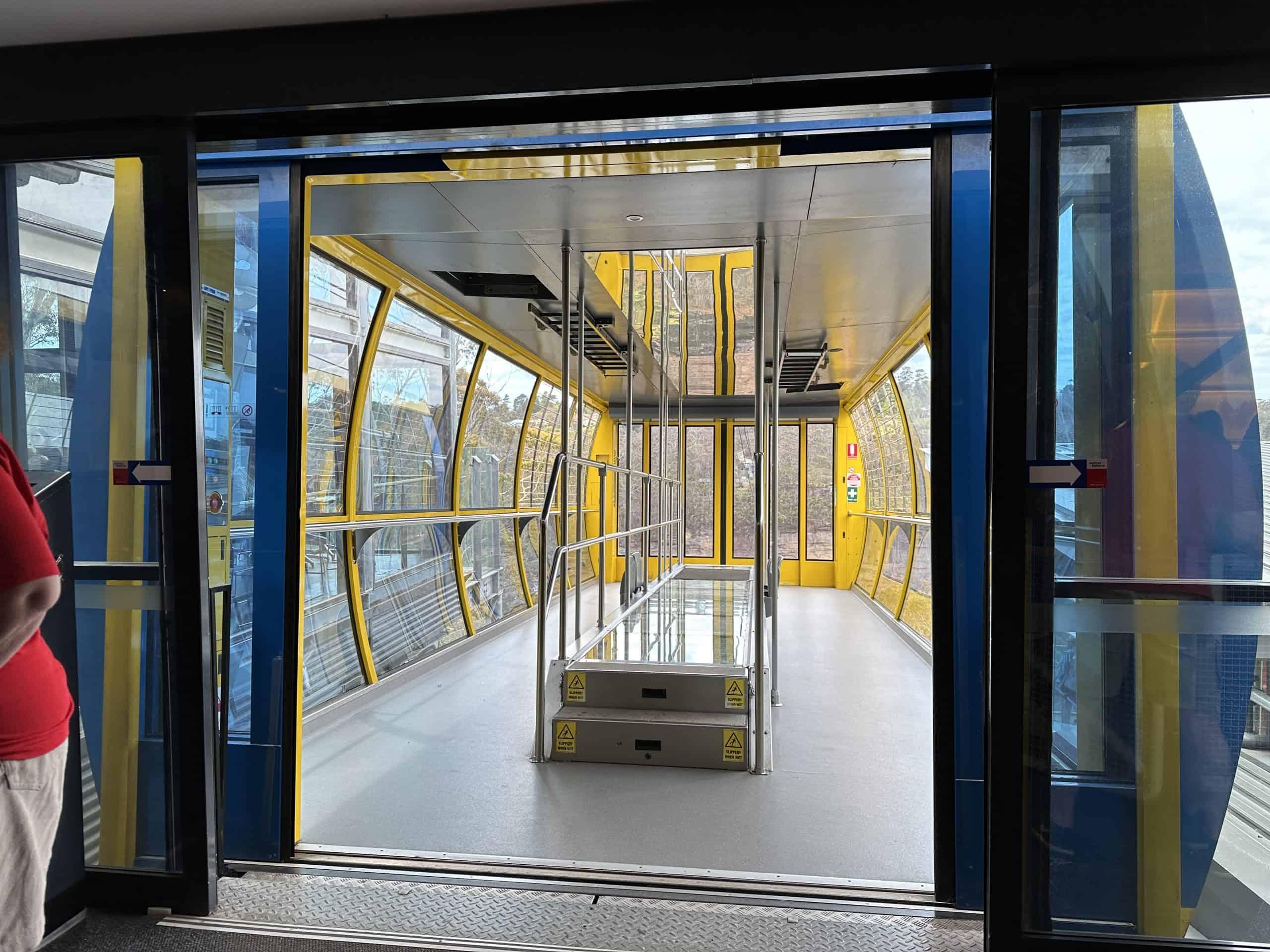 Scenic Skyway car interior