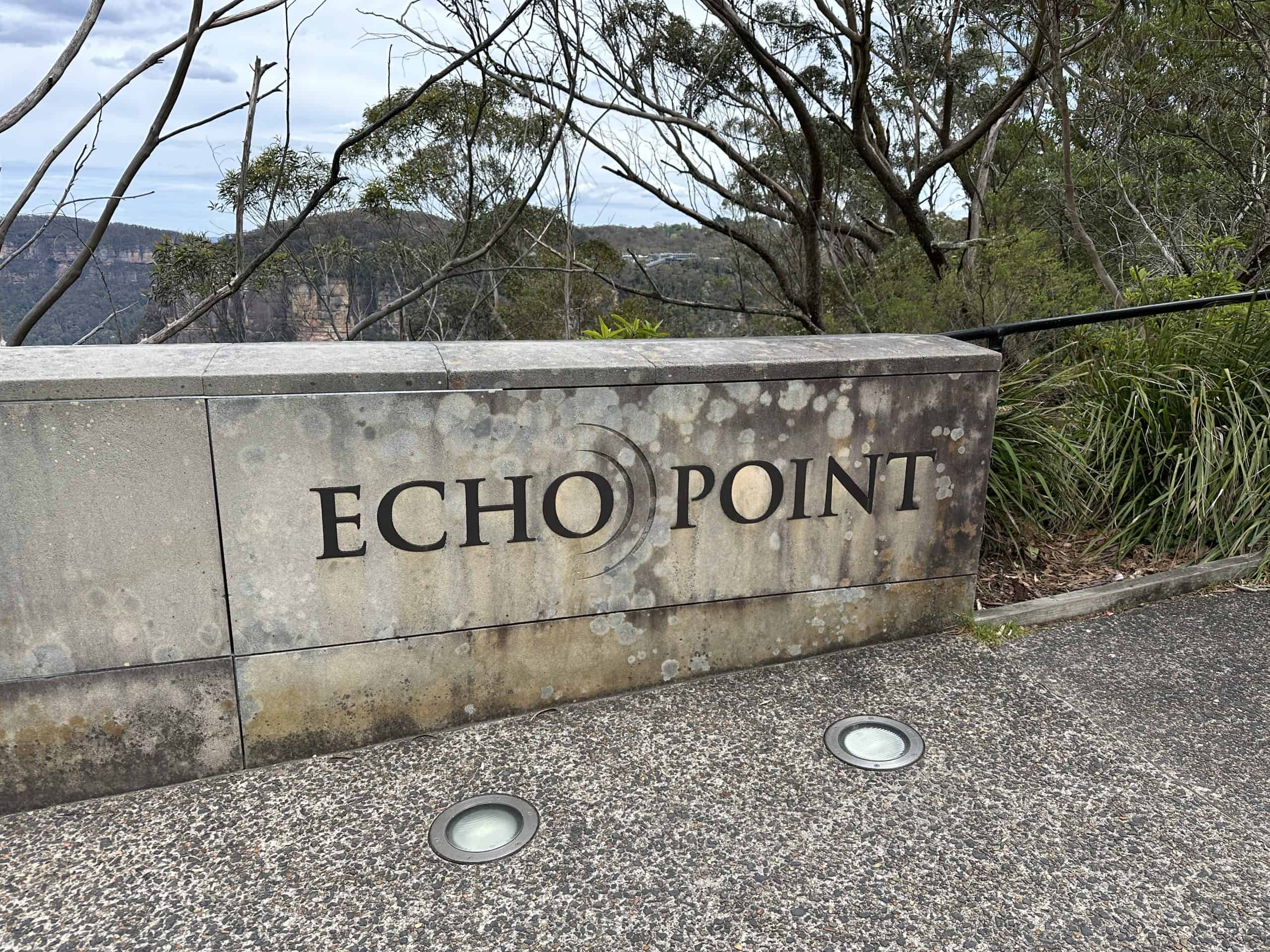 Echo Point sign
