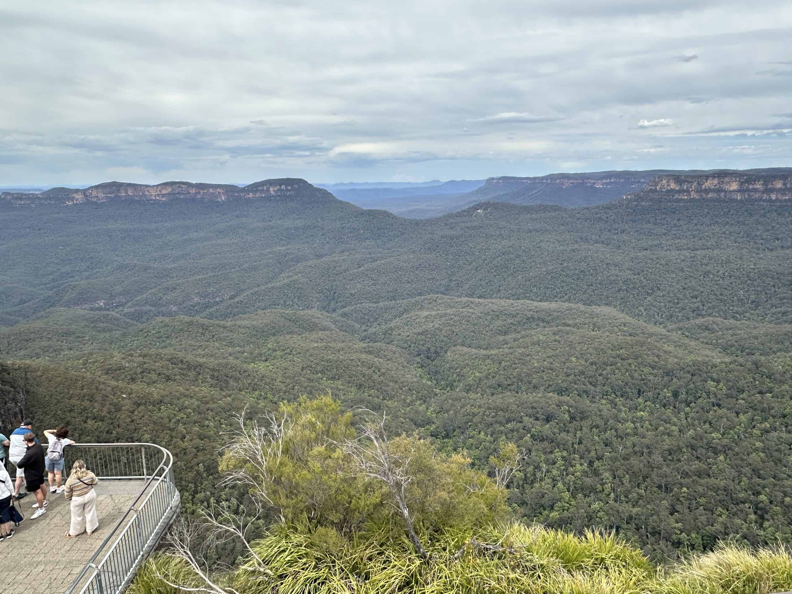 Viewpoint over the Jamison Valley