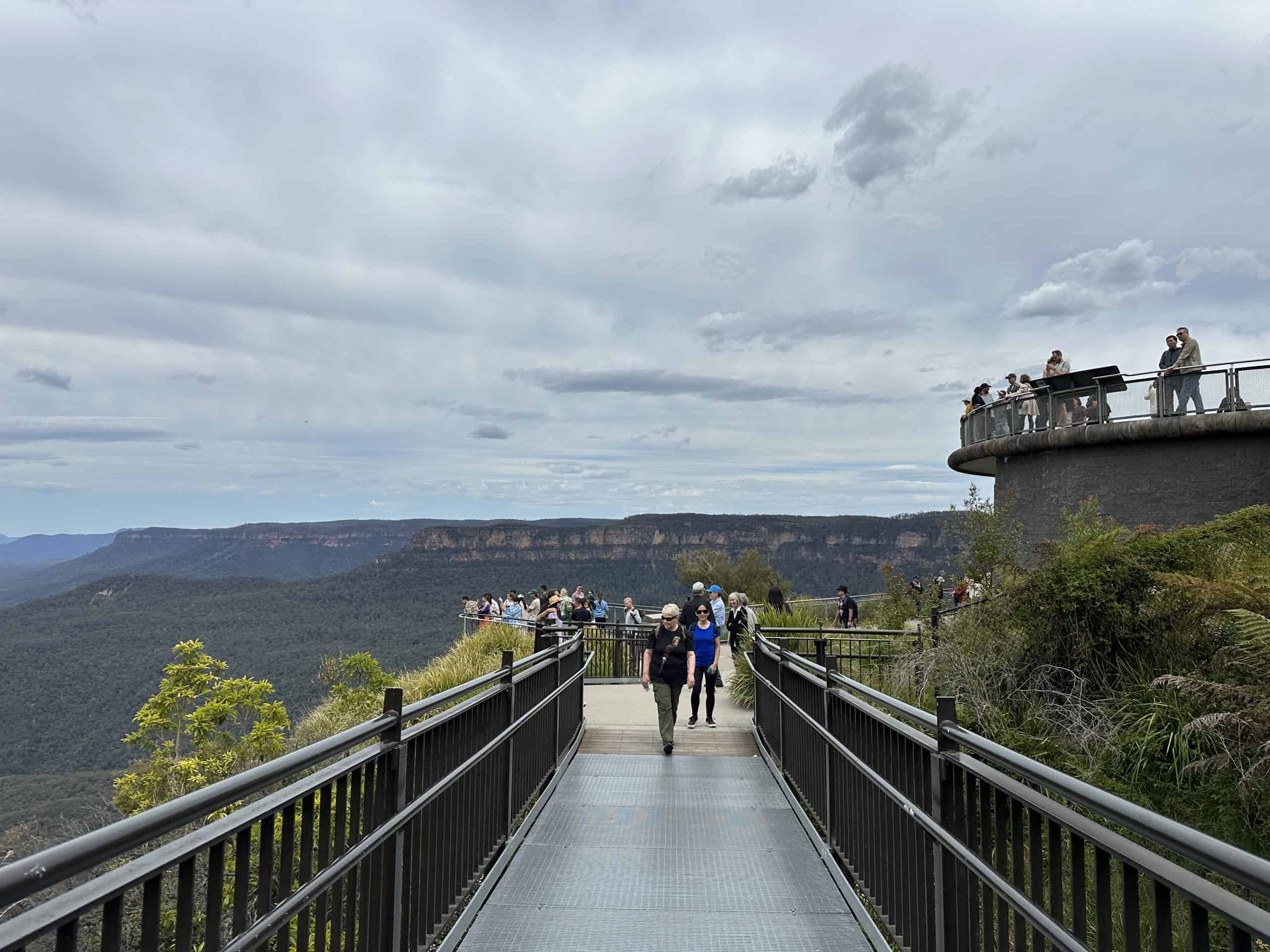 Various viewpoints at Echo Point