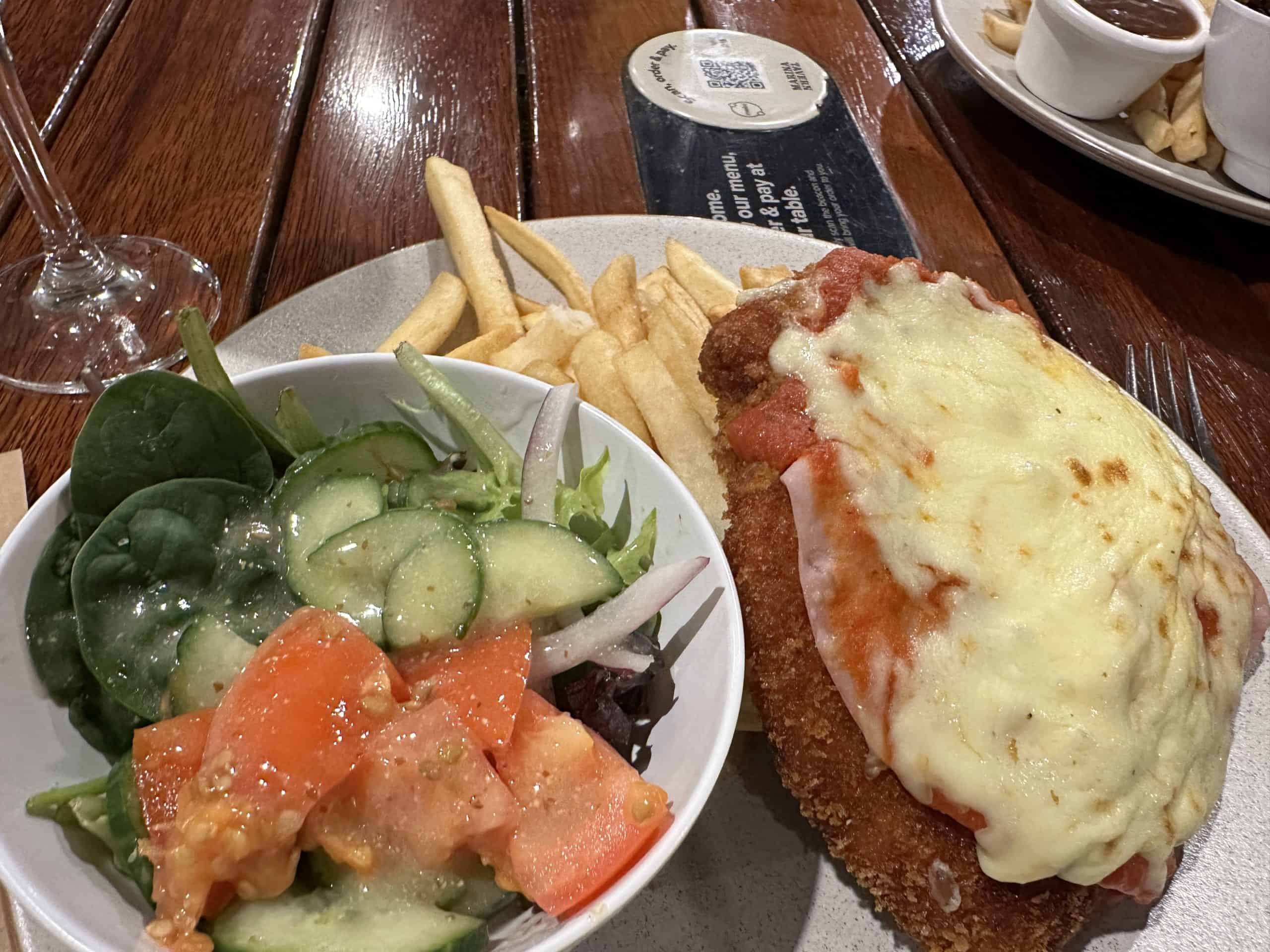 Chicken parmi