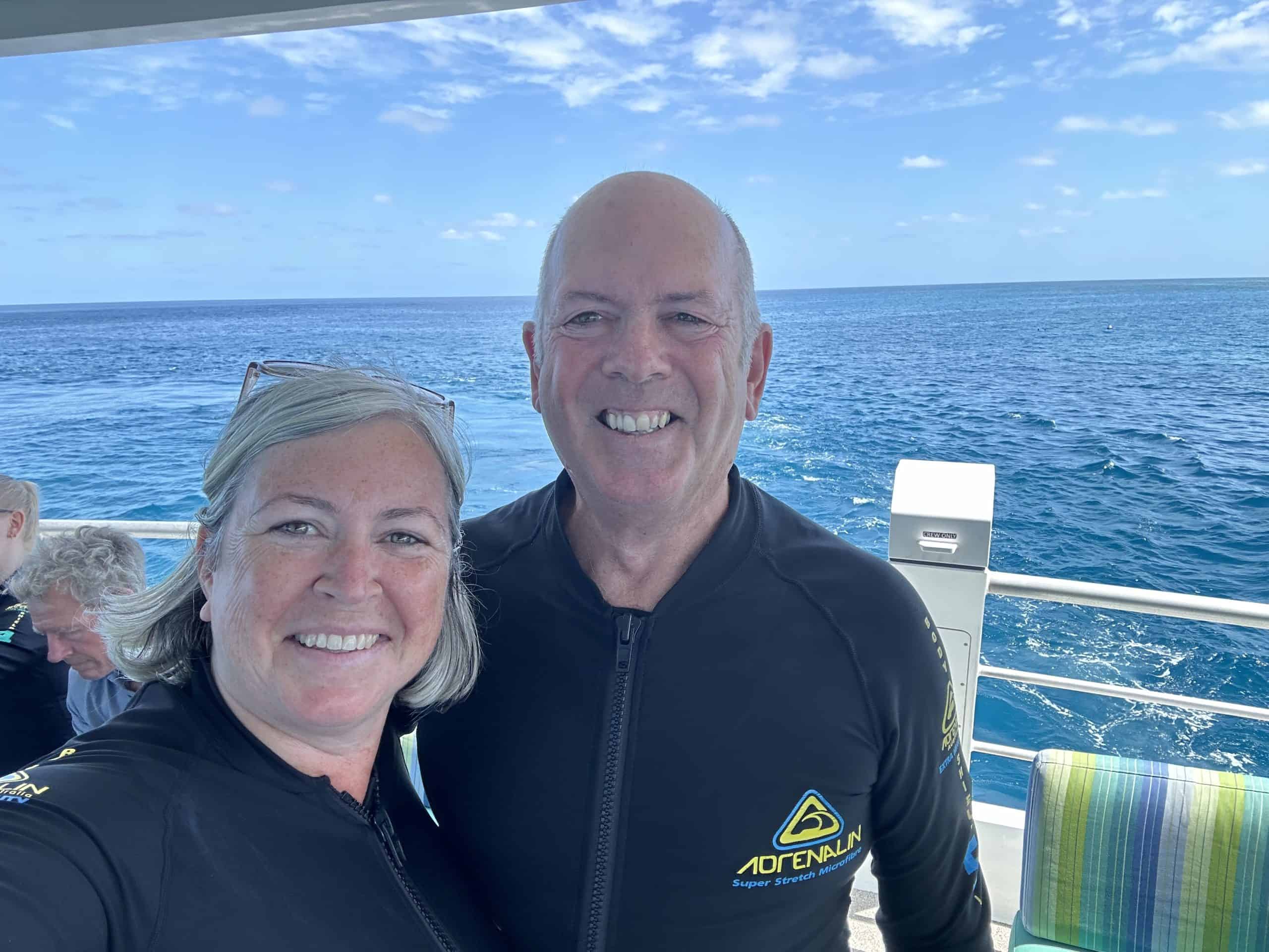 Our picture ready for snorkelling