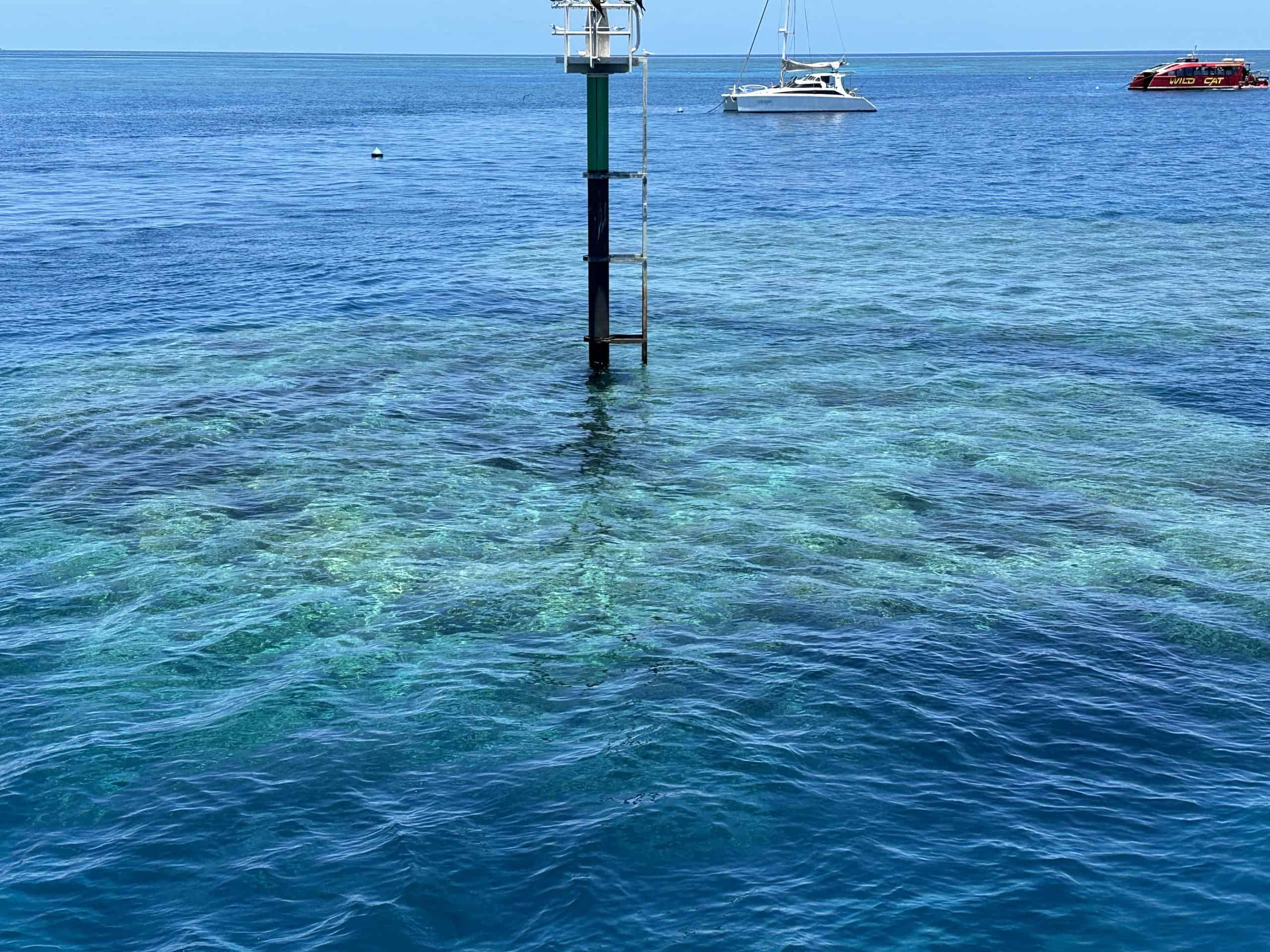 The water at bait reef