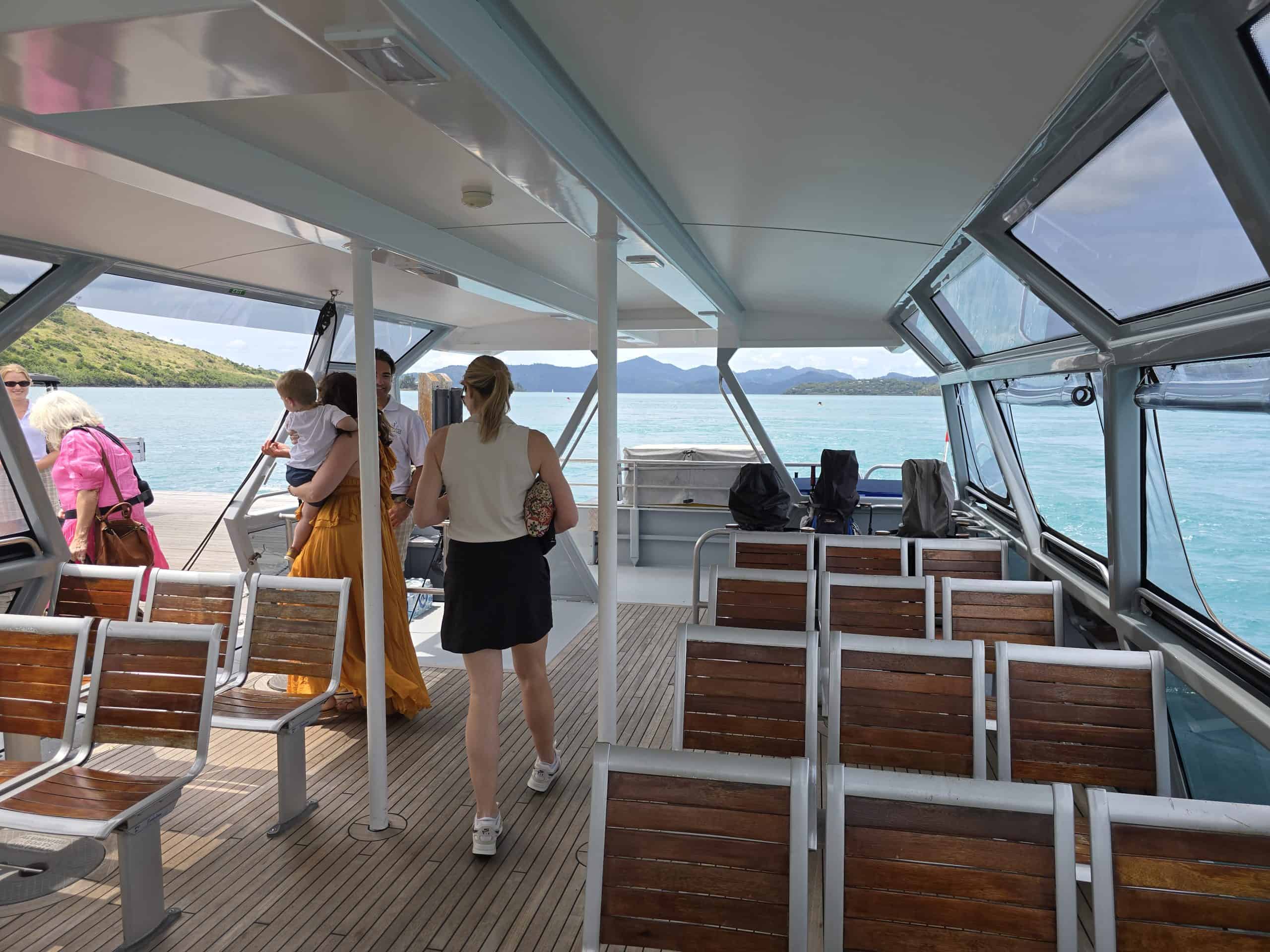 Ferry to the golf club