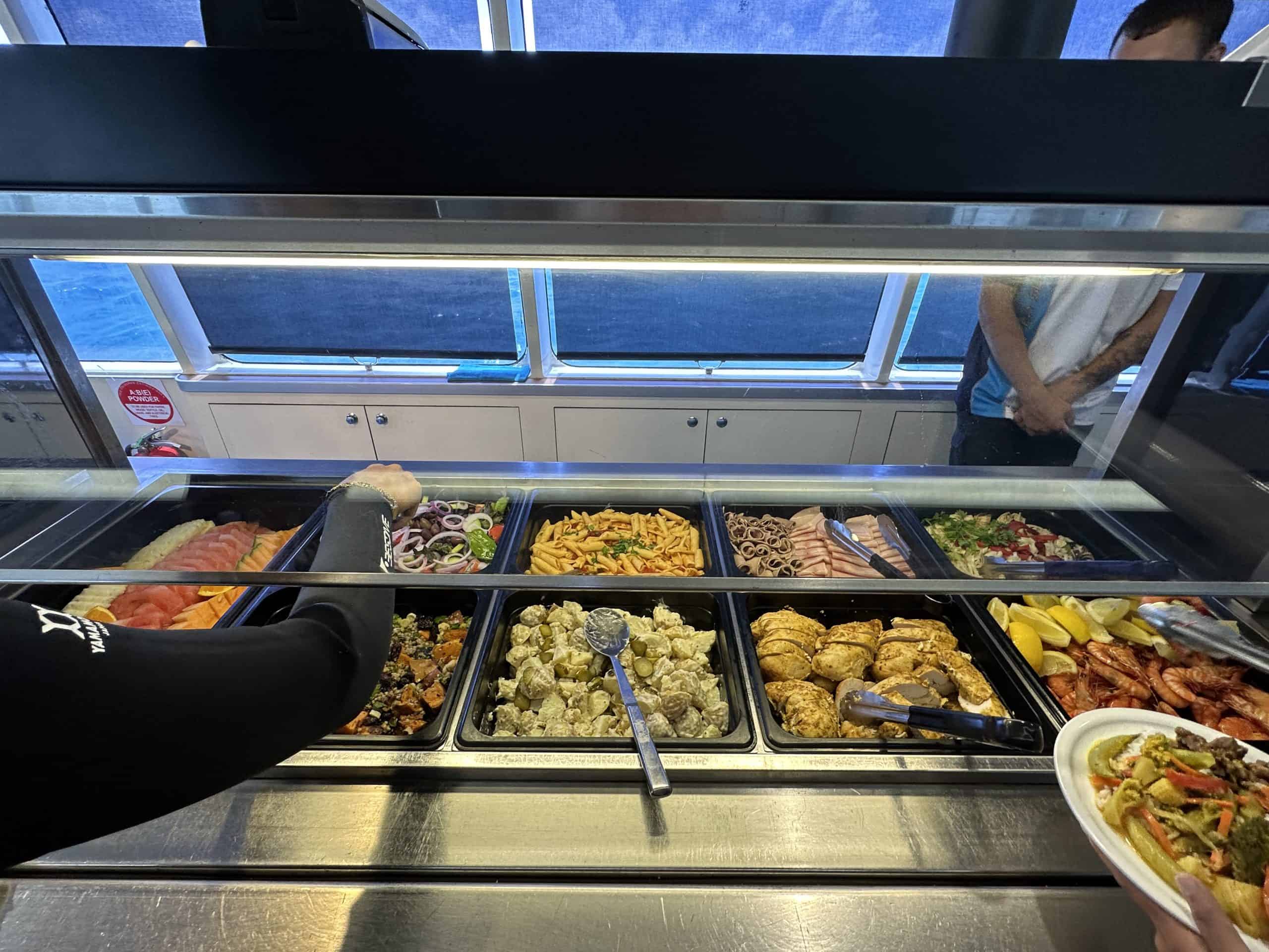 Lunch on the boat
