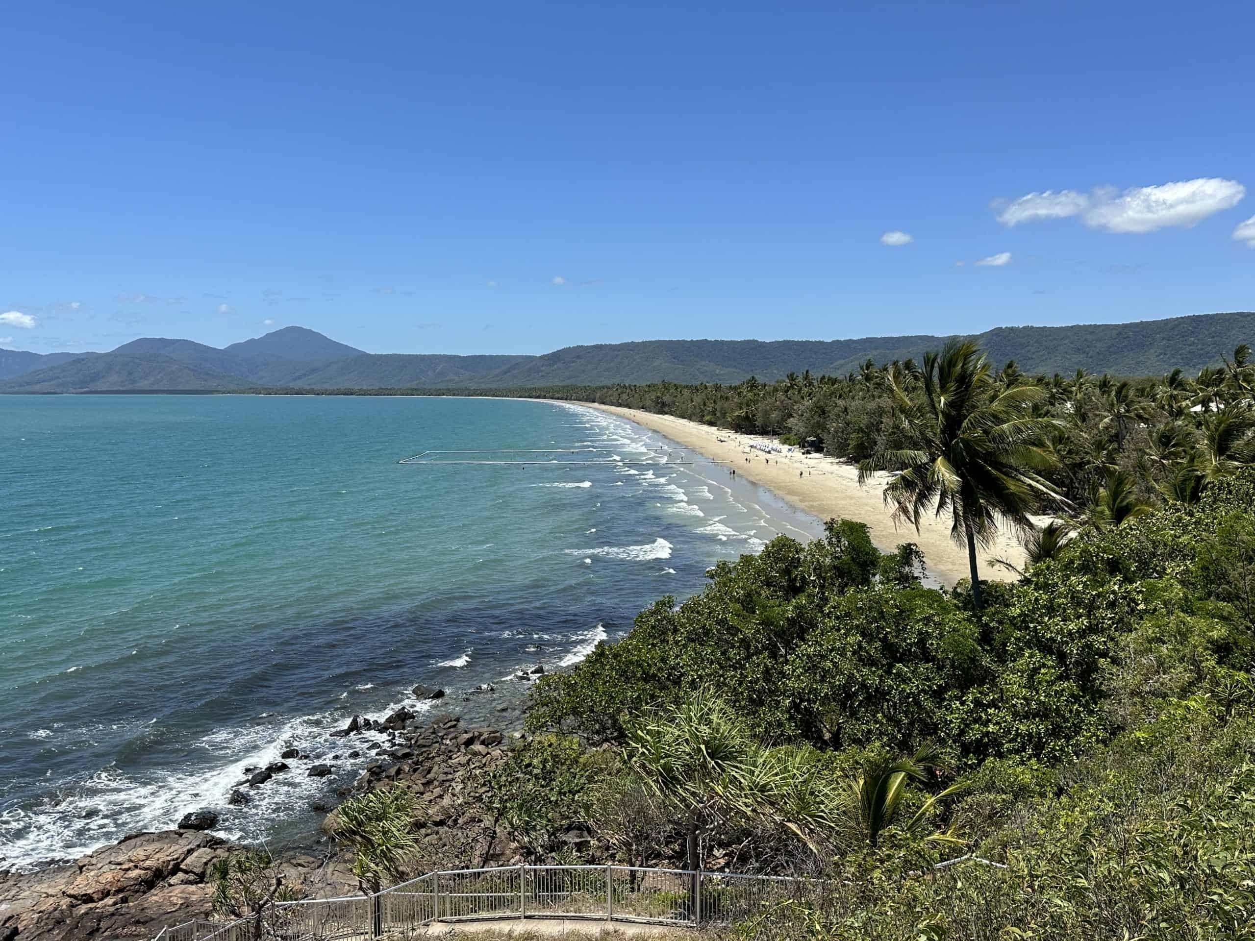 View point over Four Mile Beach
