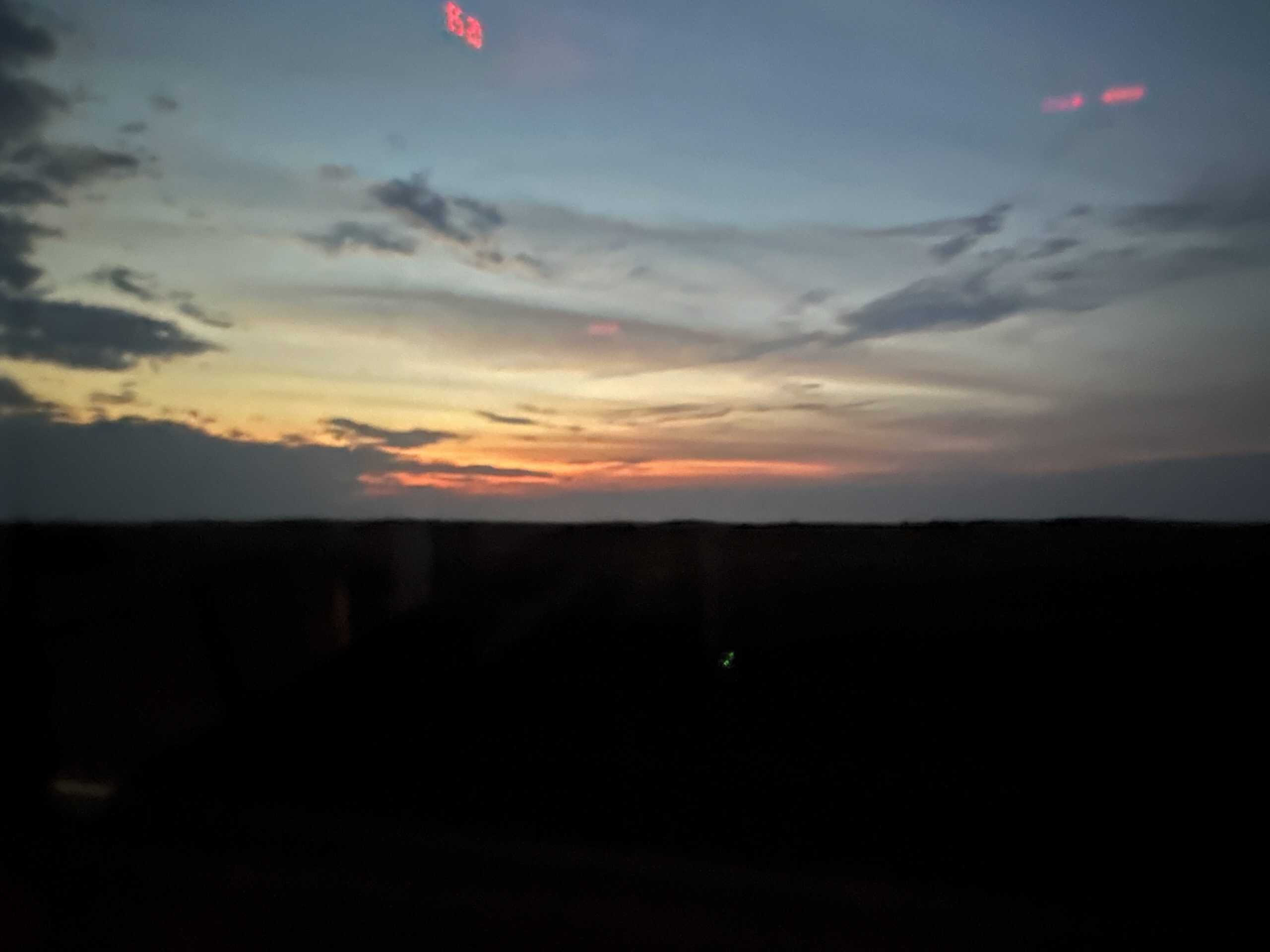 travelling on the dark road