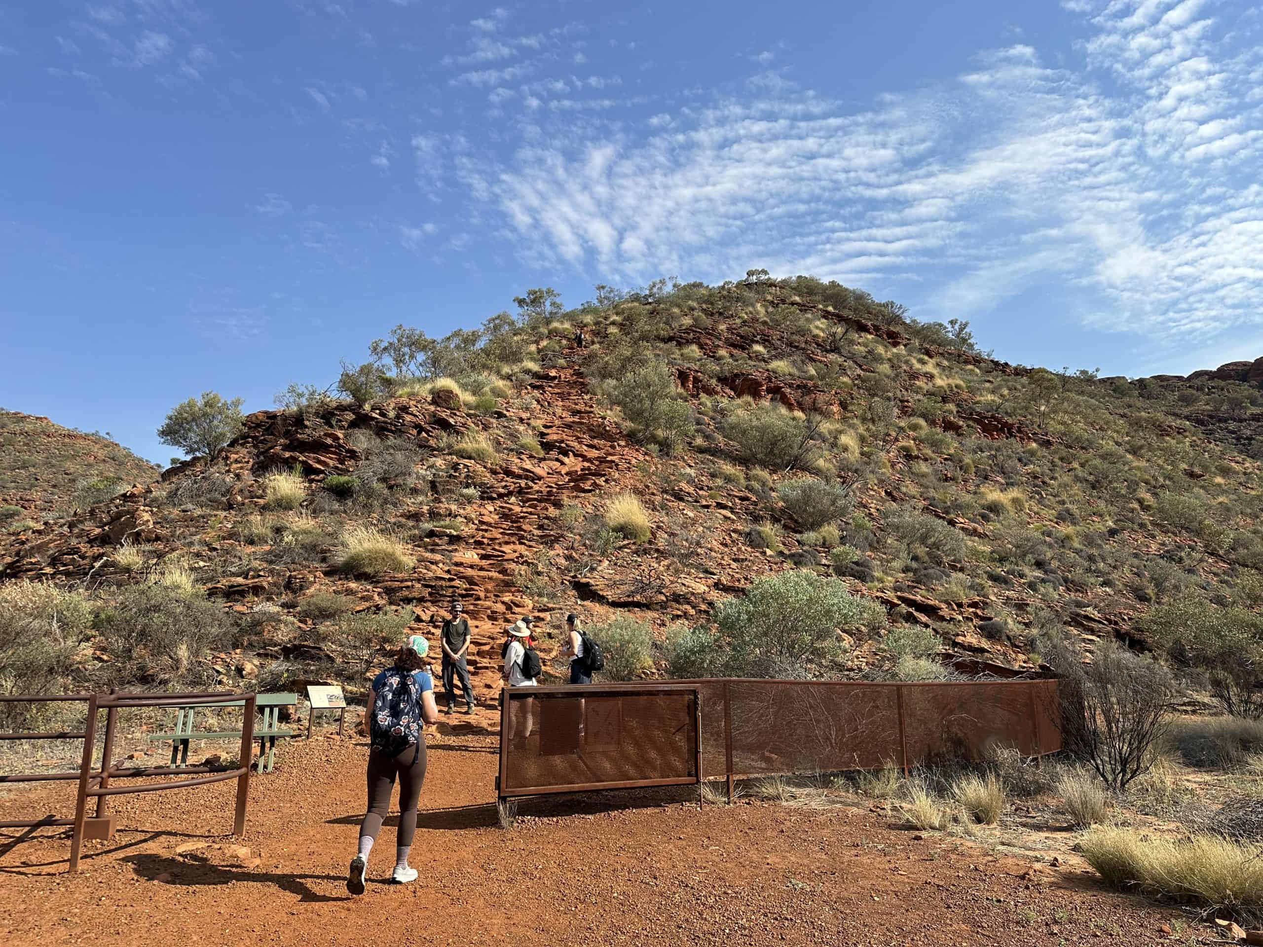 The entrance to the Rim Walk
