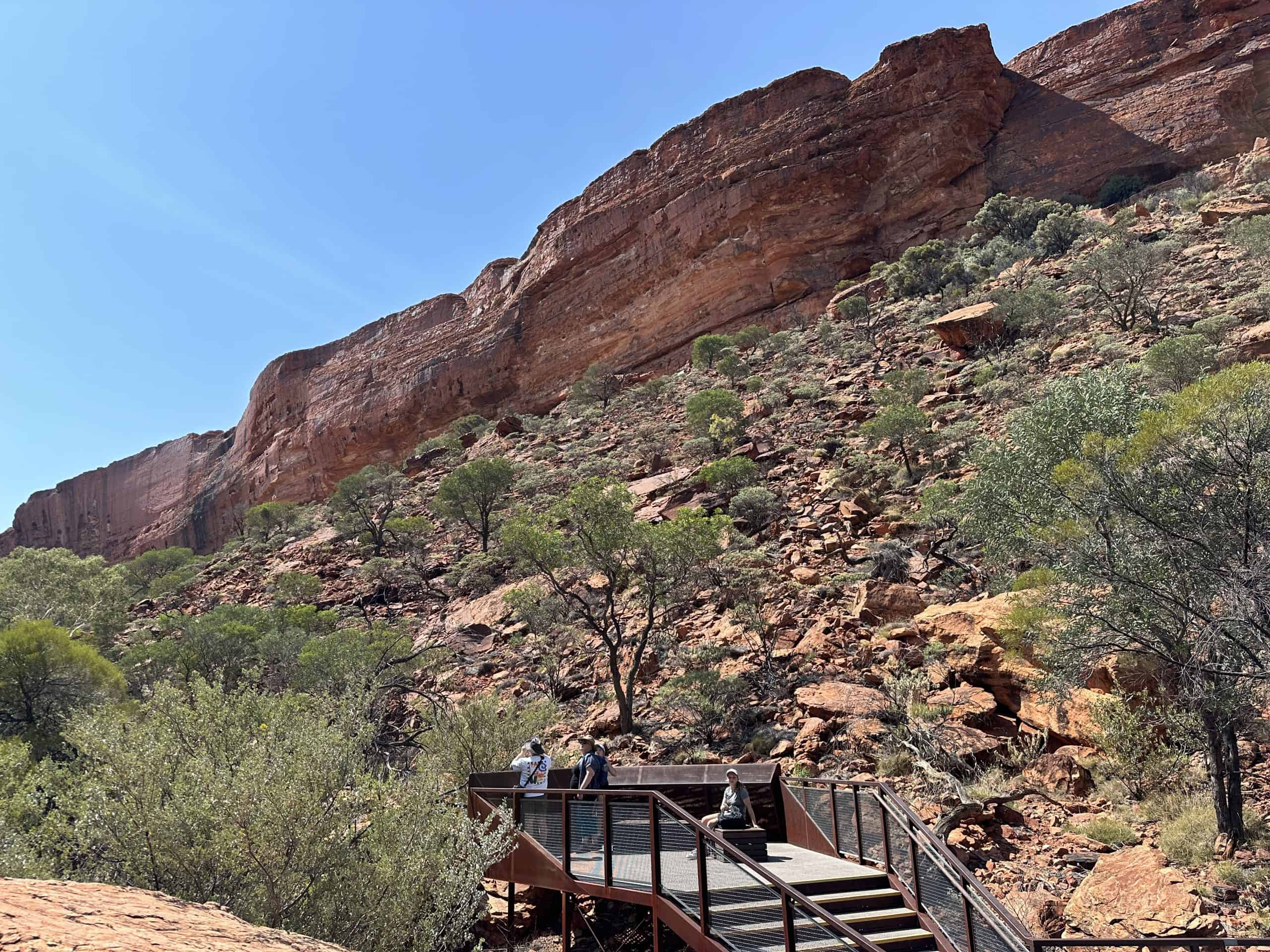 The canyon viewing platform