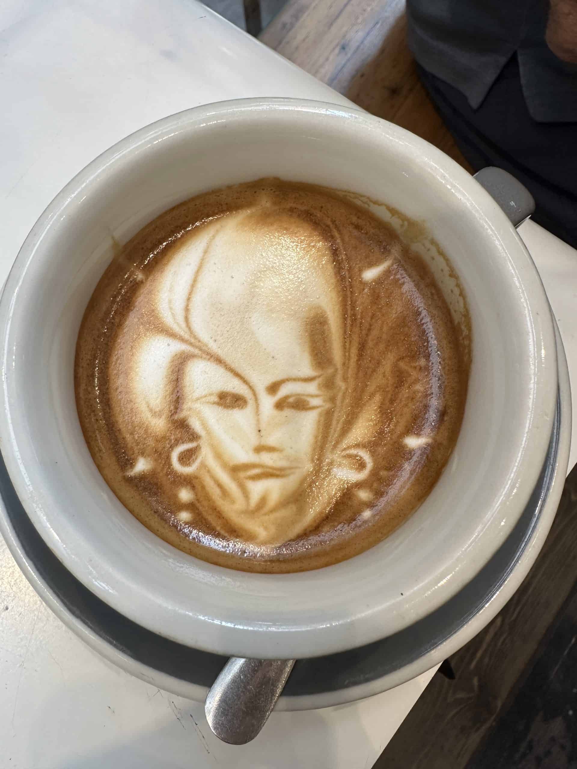 Fancy design on coffee