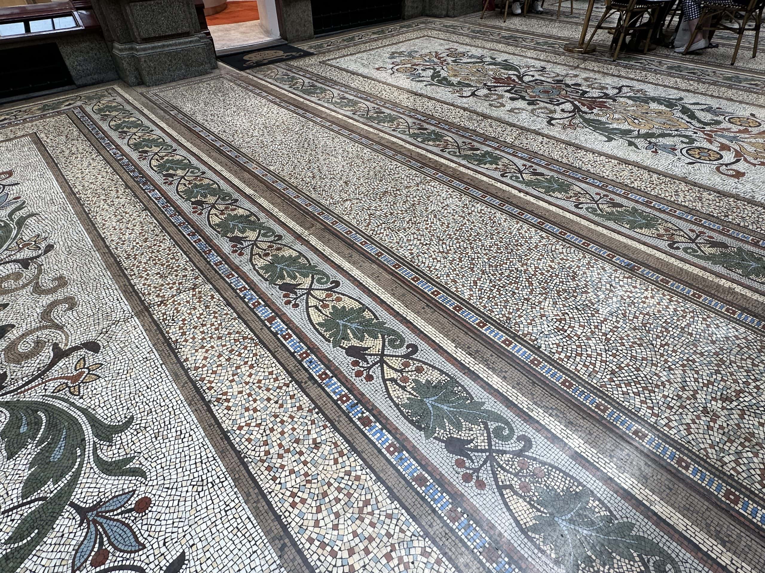 Tiled floors on the Block