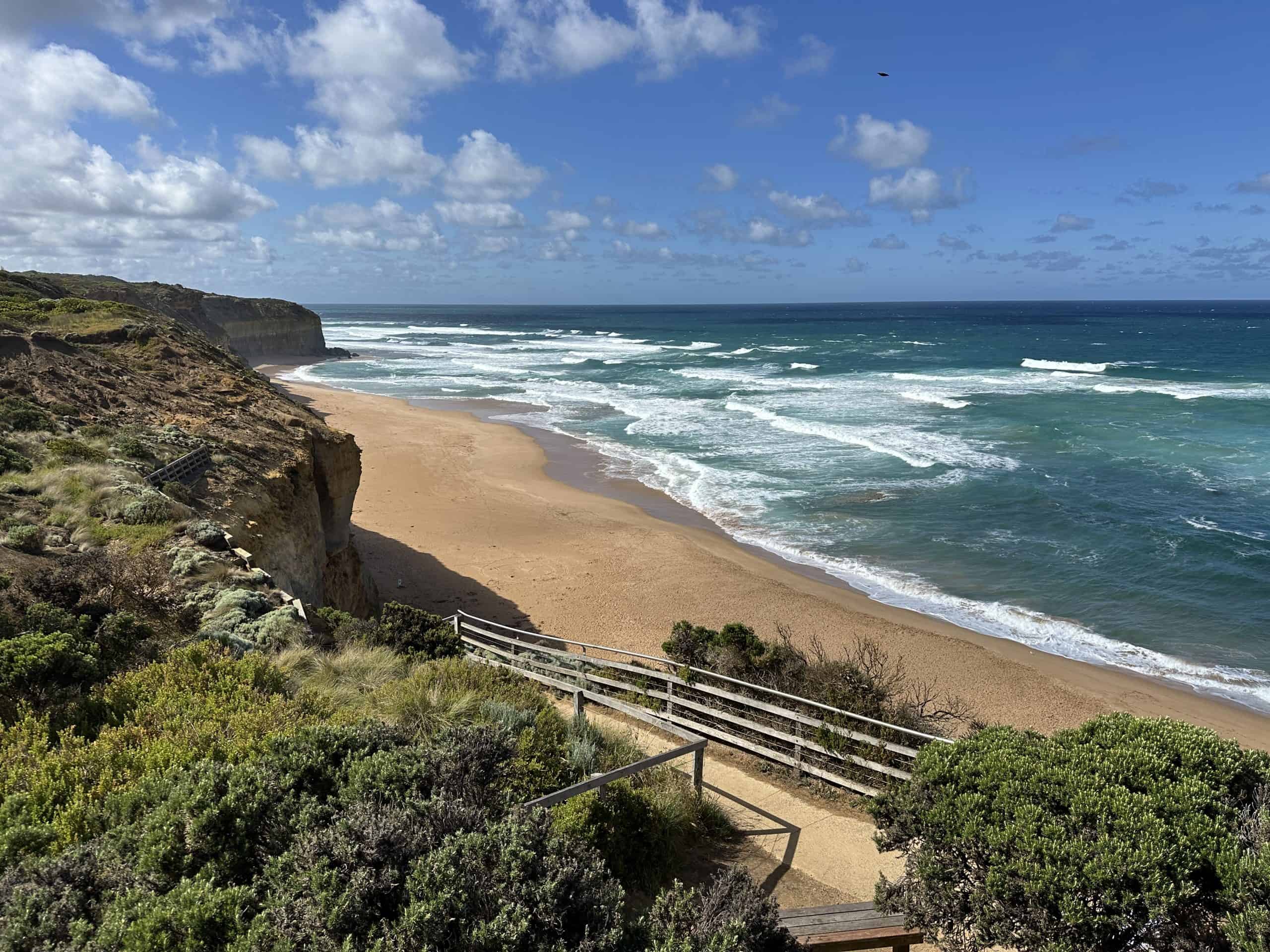 View of Gibson Steps Beach