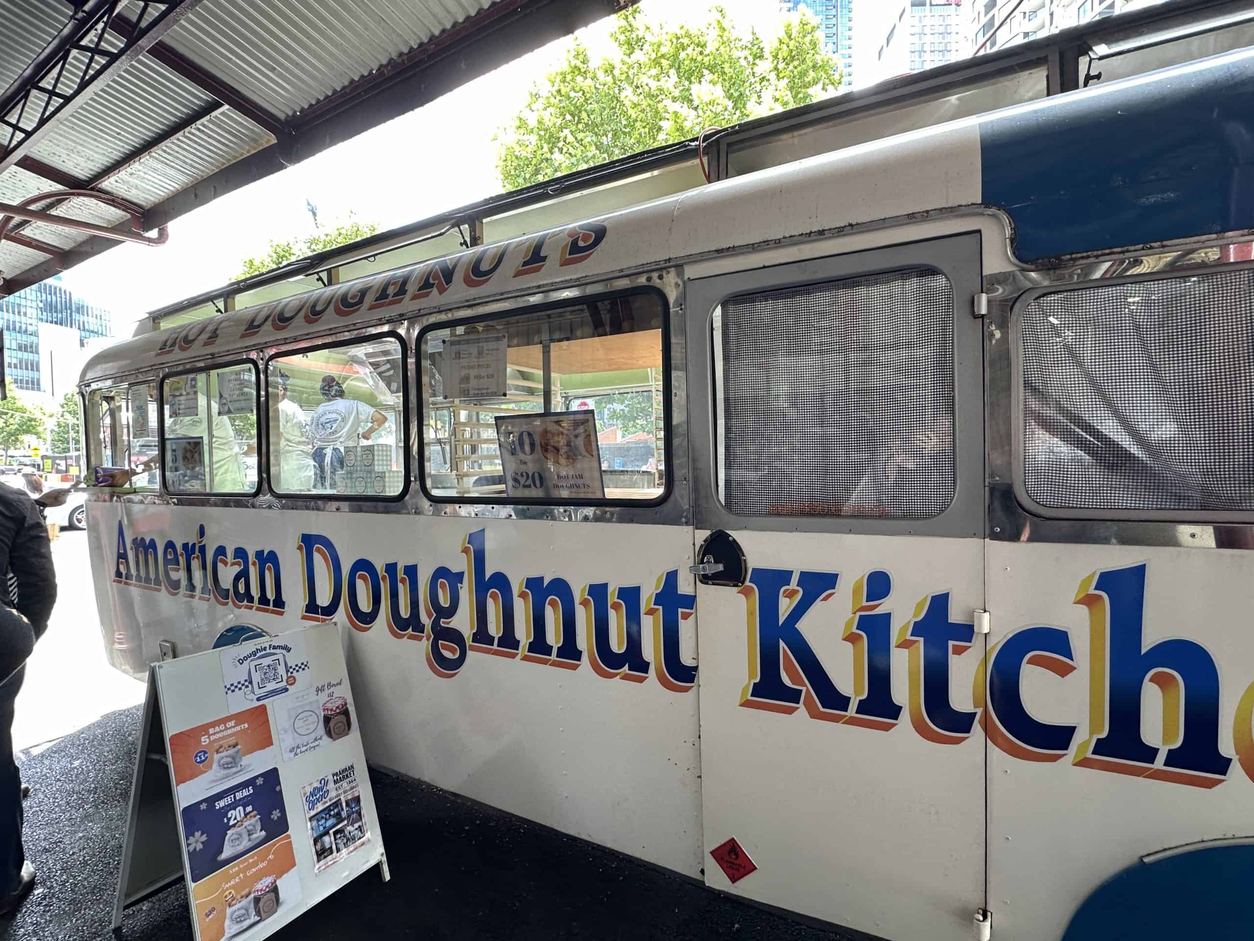Food truck with donuts