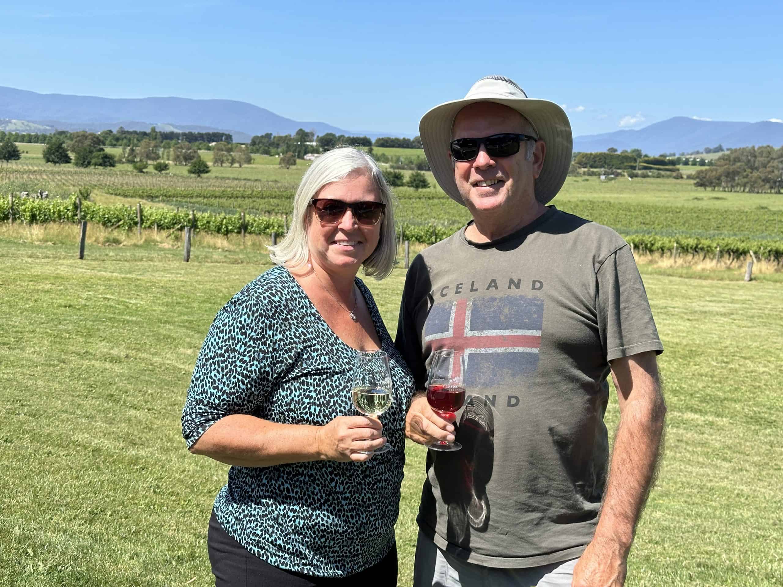 Our picture in the vineyards