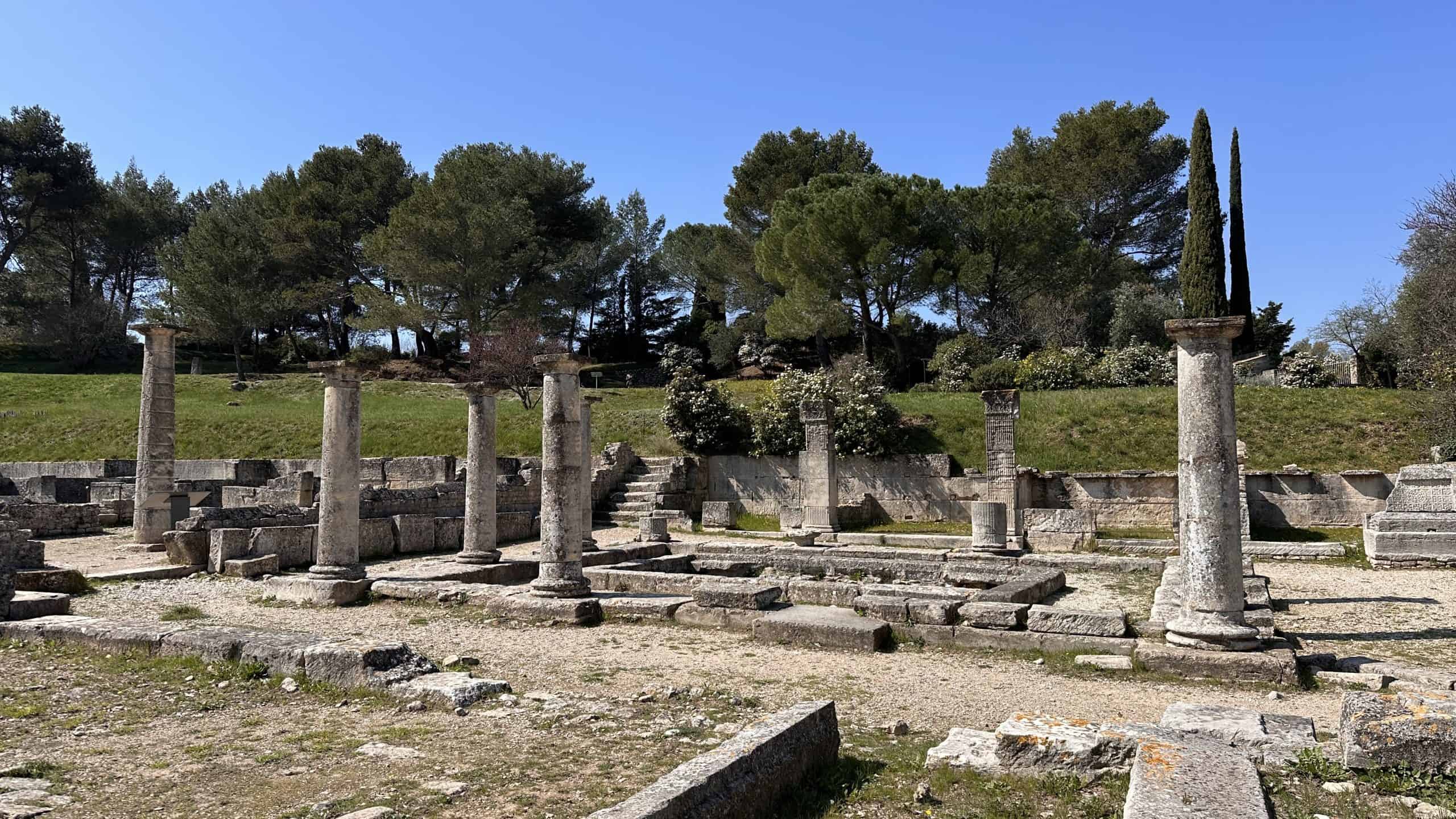 Structures remaining at Glanum