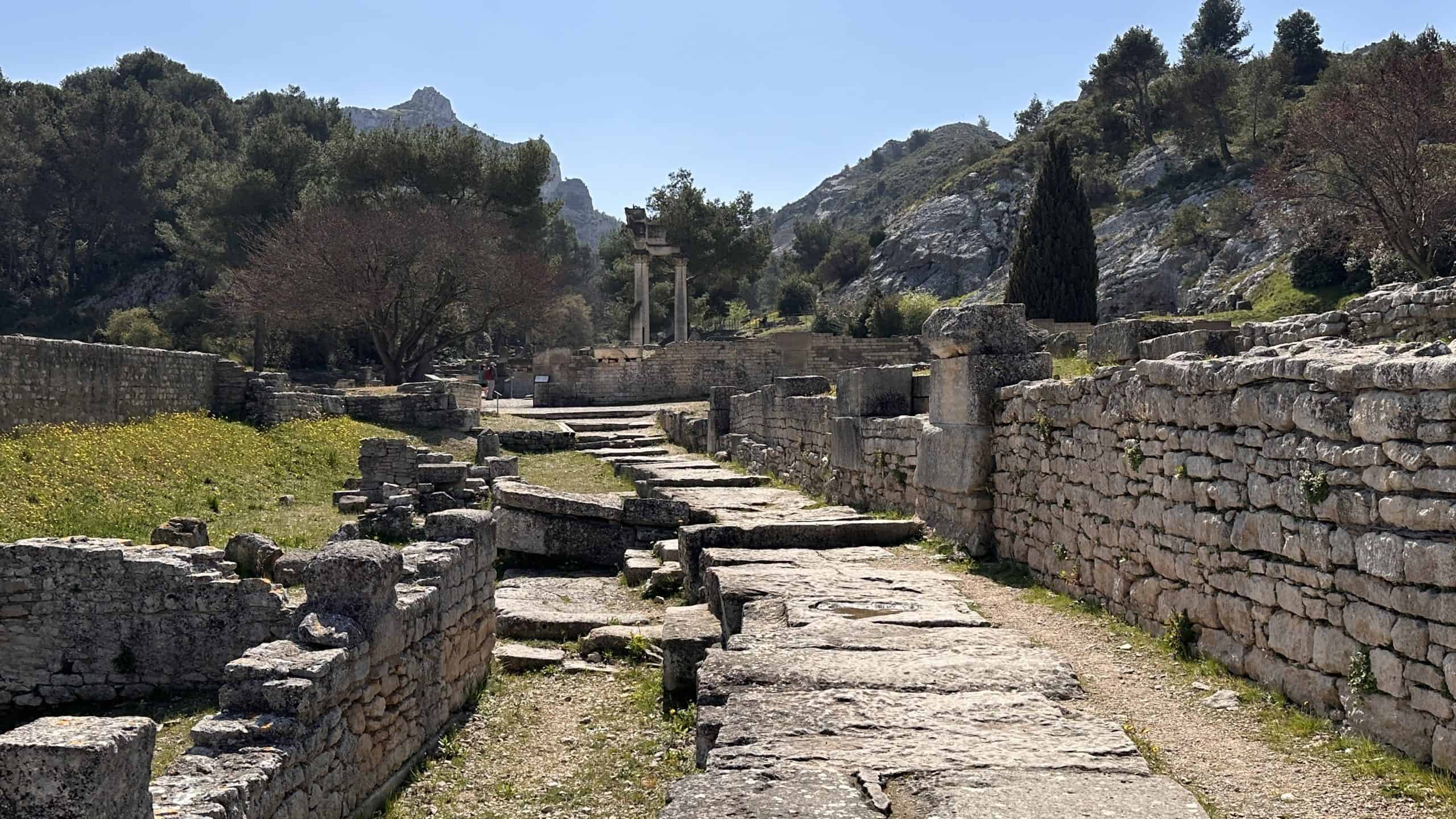 The pathway to the entrance