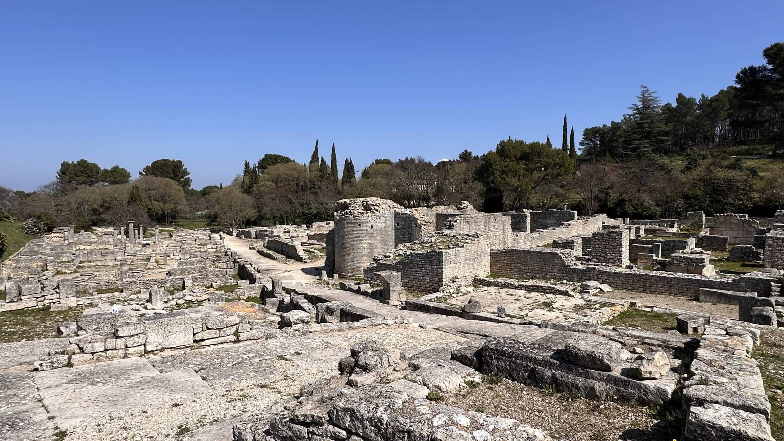 The vast site of Glanum