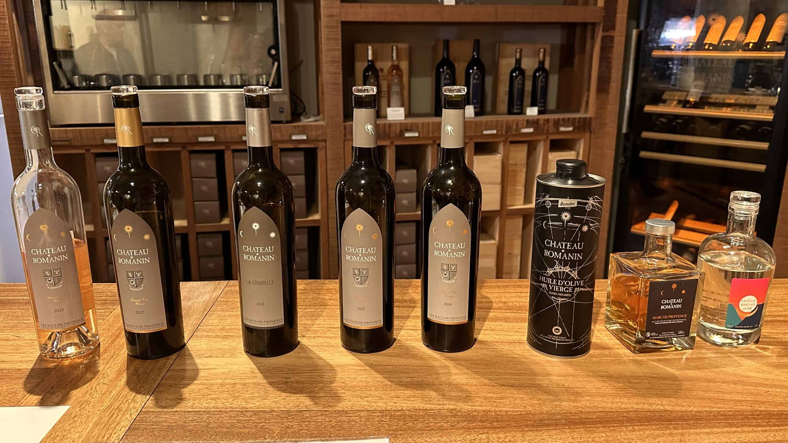 Wines at Chateau Romanin