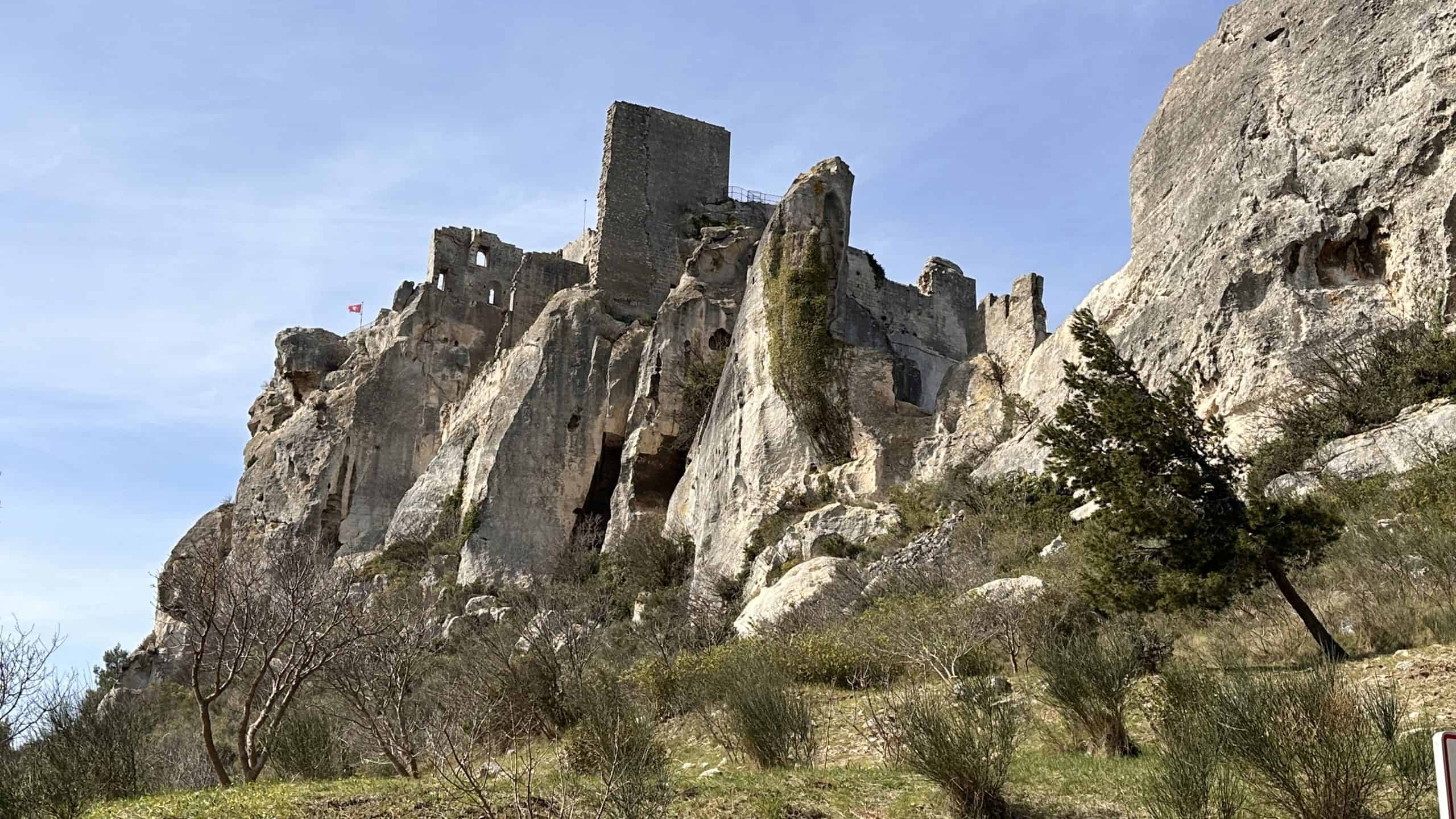 Rock scenery on the drive