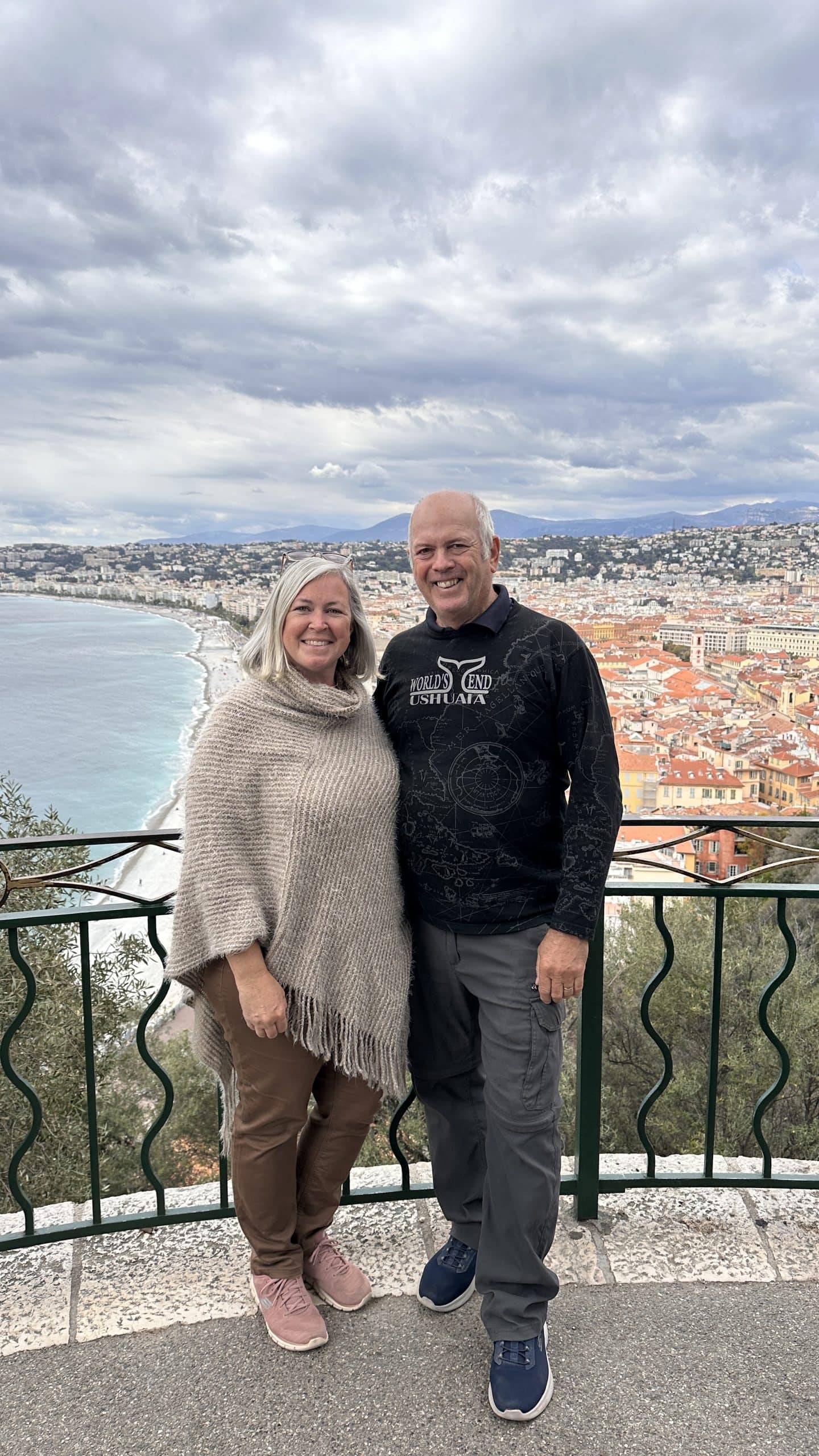 Our picture from the balcony at Castle Hill