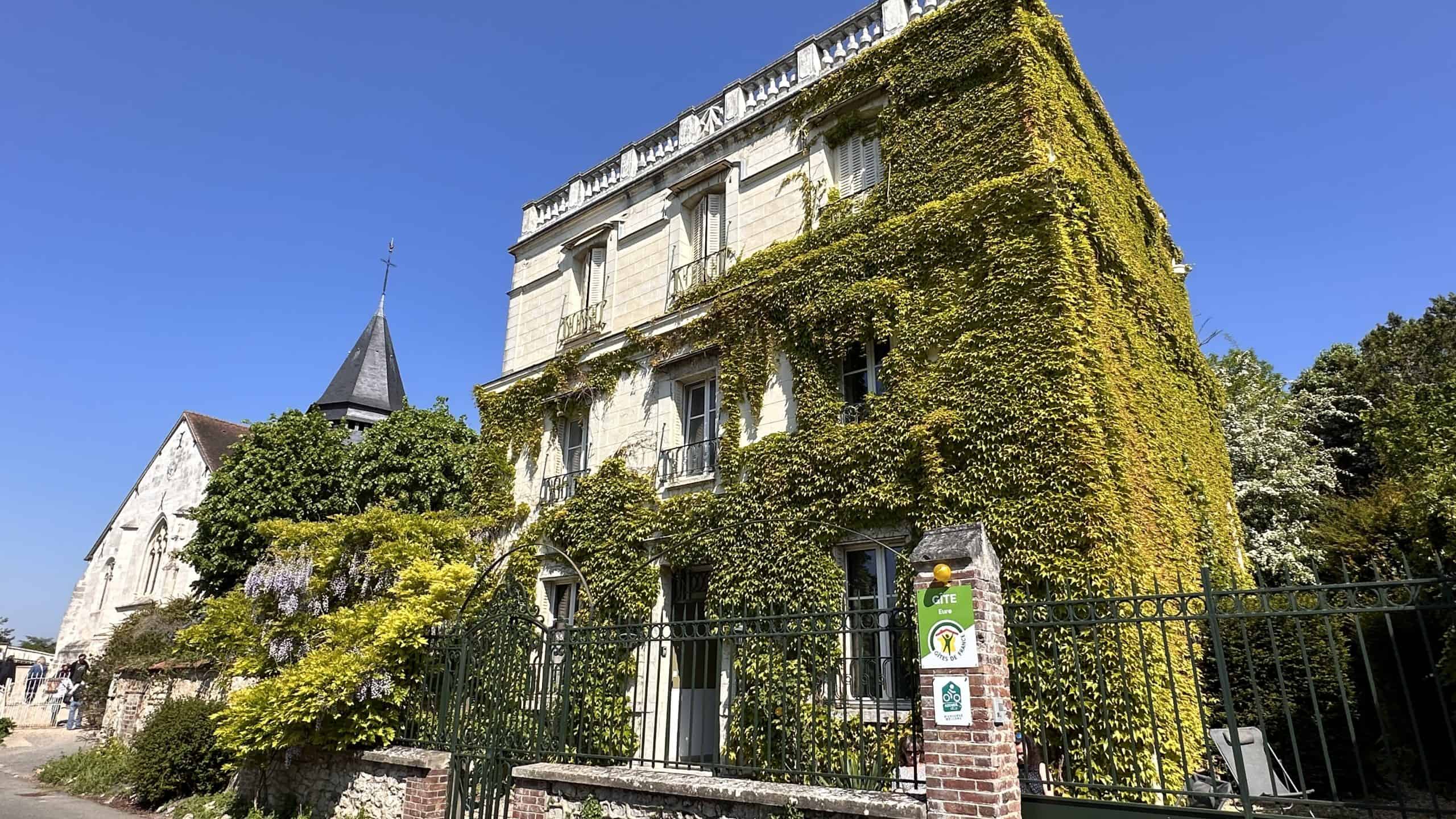 Majestic vine covered buildings