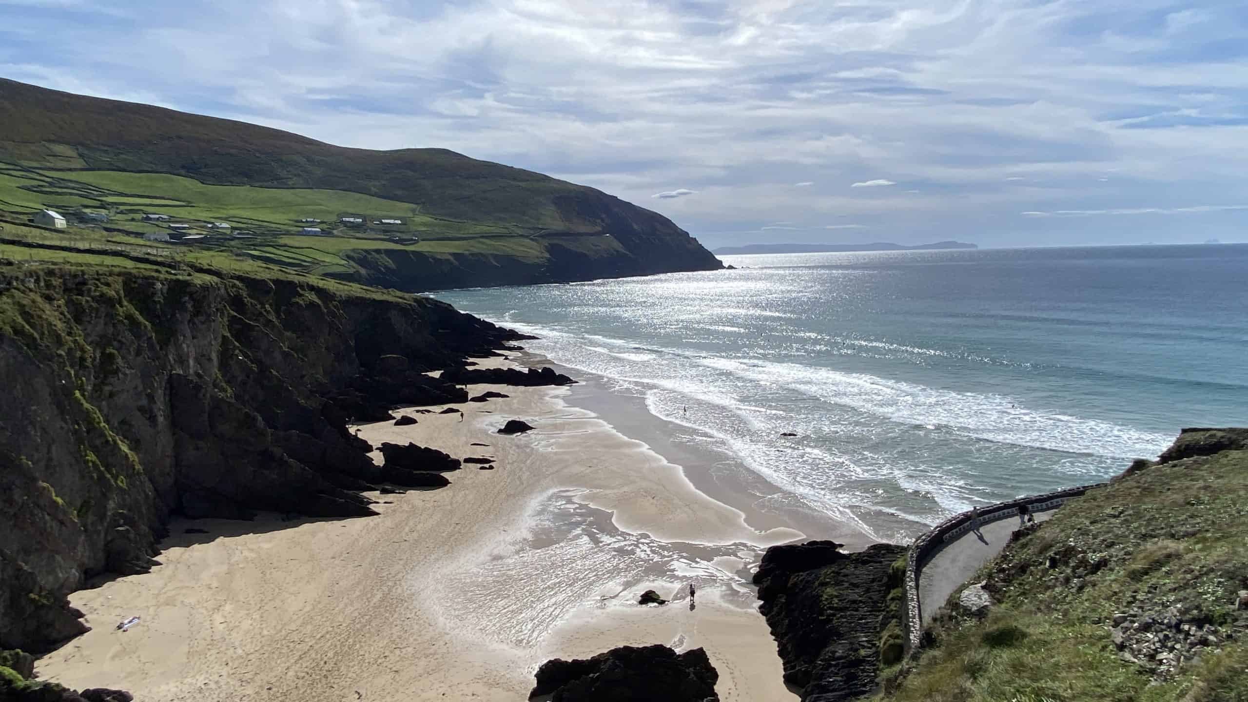 Overlooking Coumeenoole Beach