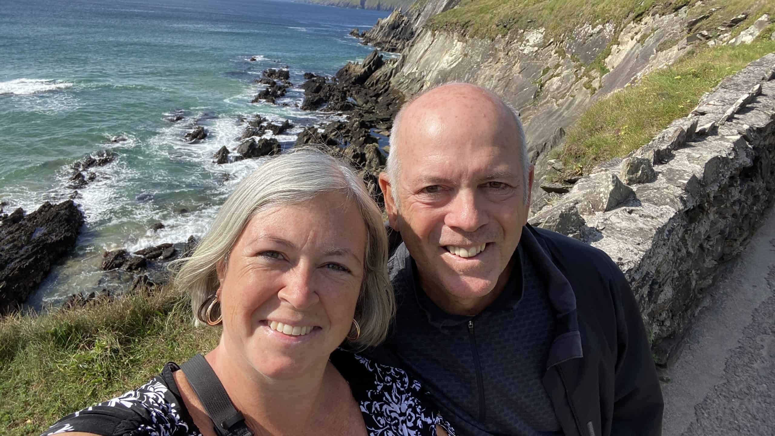 Our selfie while visiting Dingle from Killarney