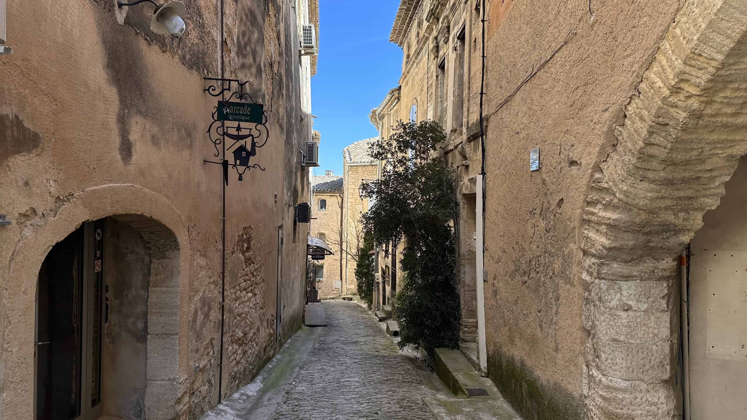 Cobblestone street of Gordes