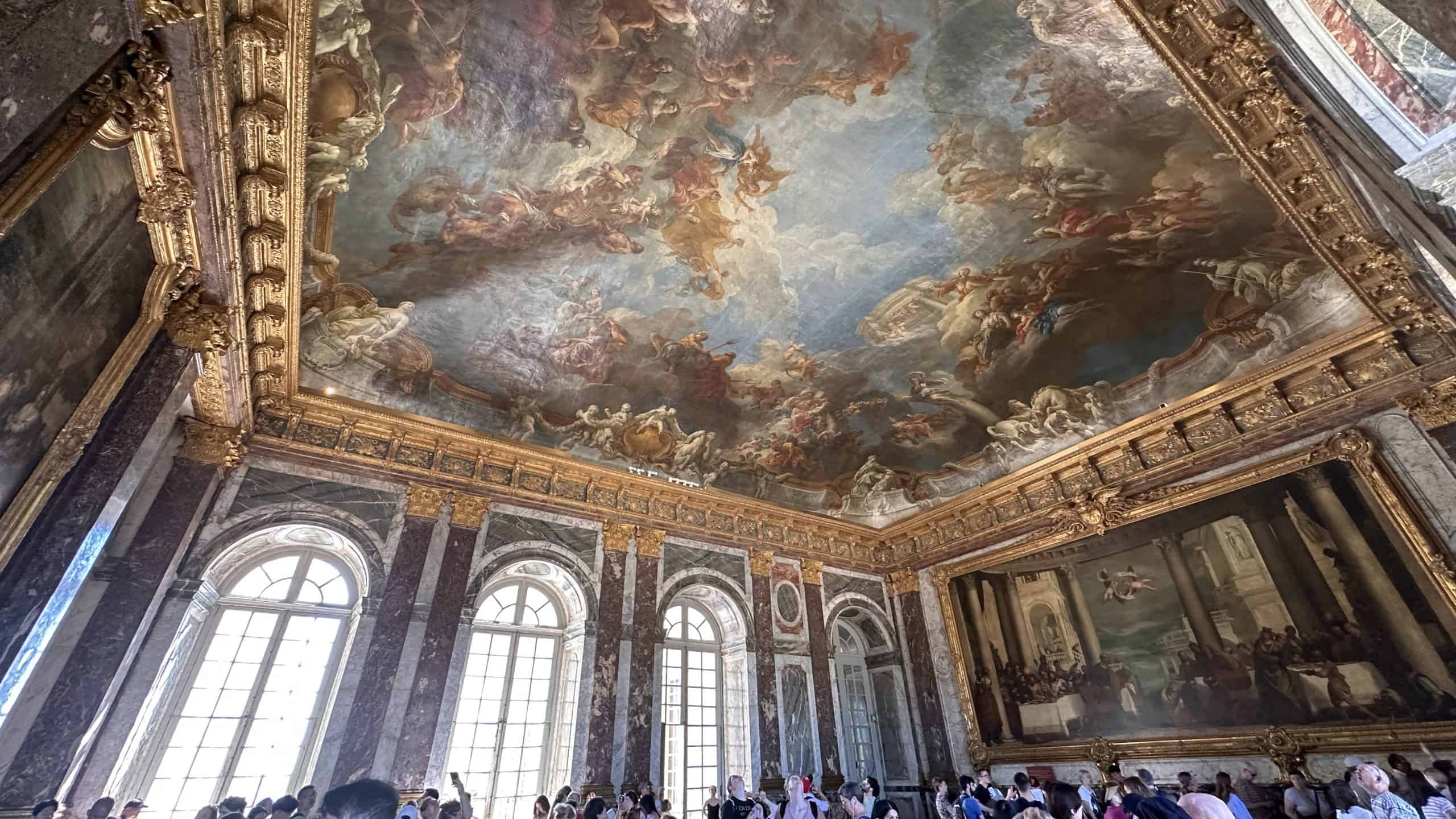 Incredible frescoes on the ceiling