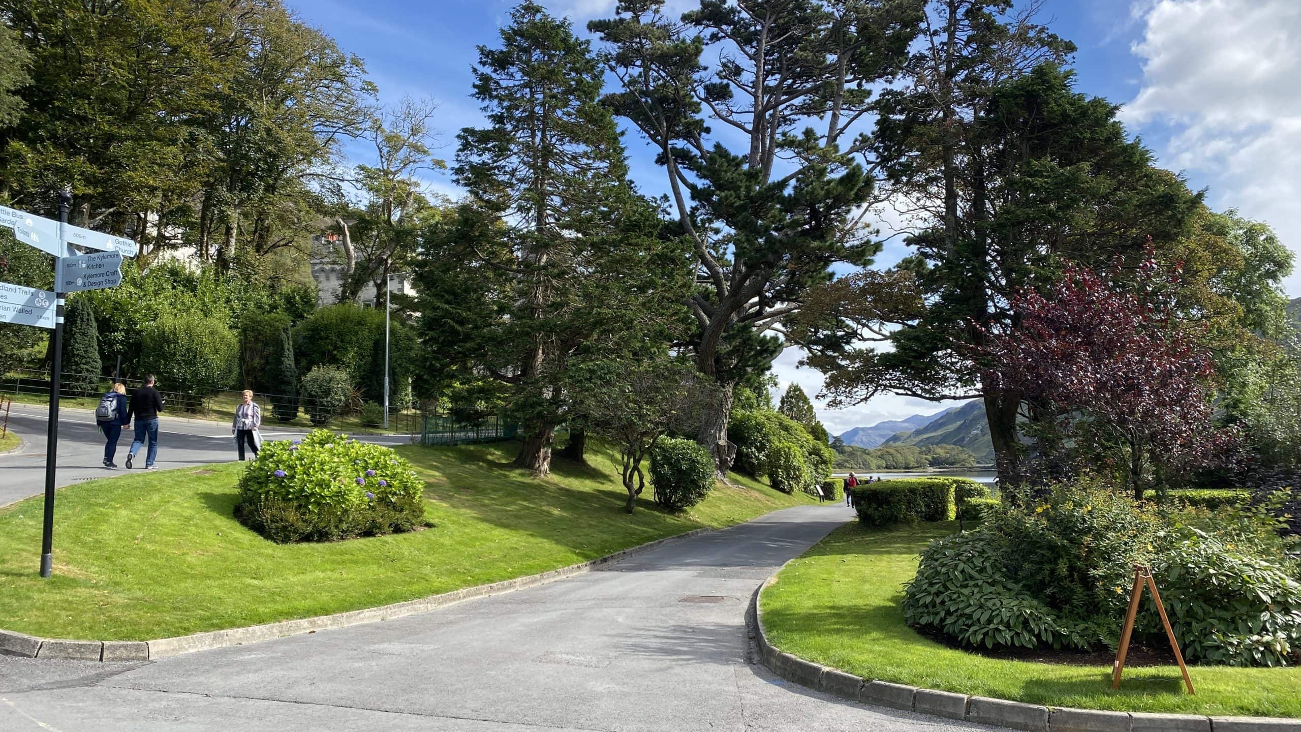 Pathway to the gardens