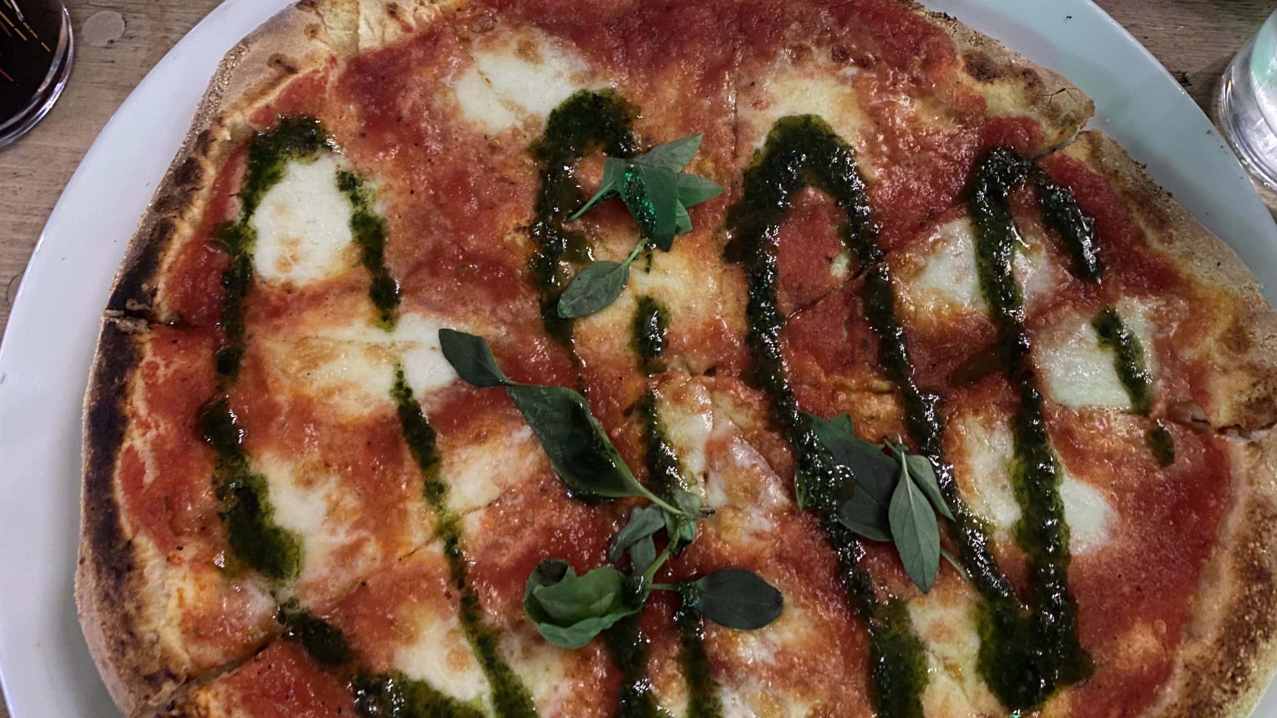 Wood fired pizza