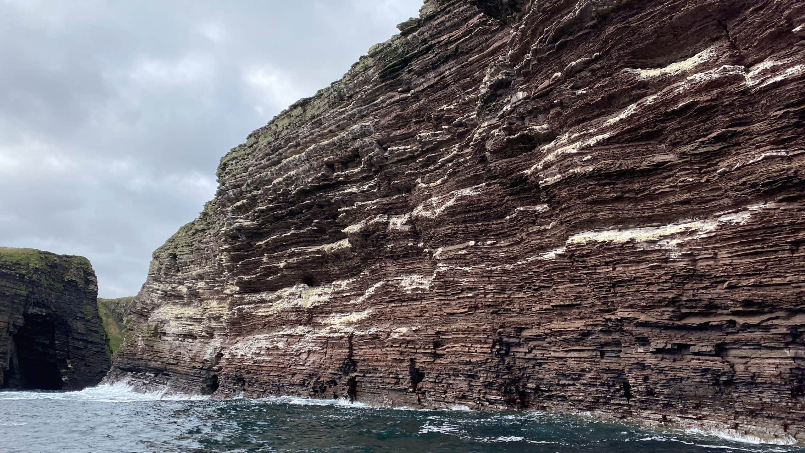 Cliffs as seen from the water