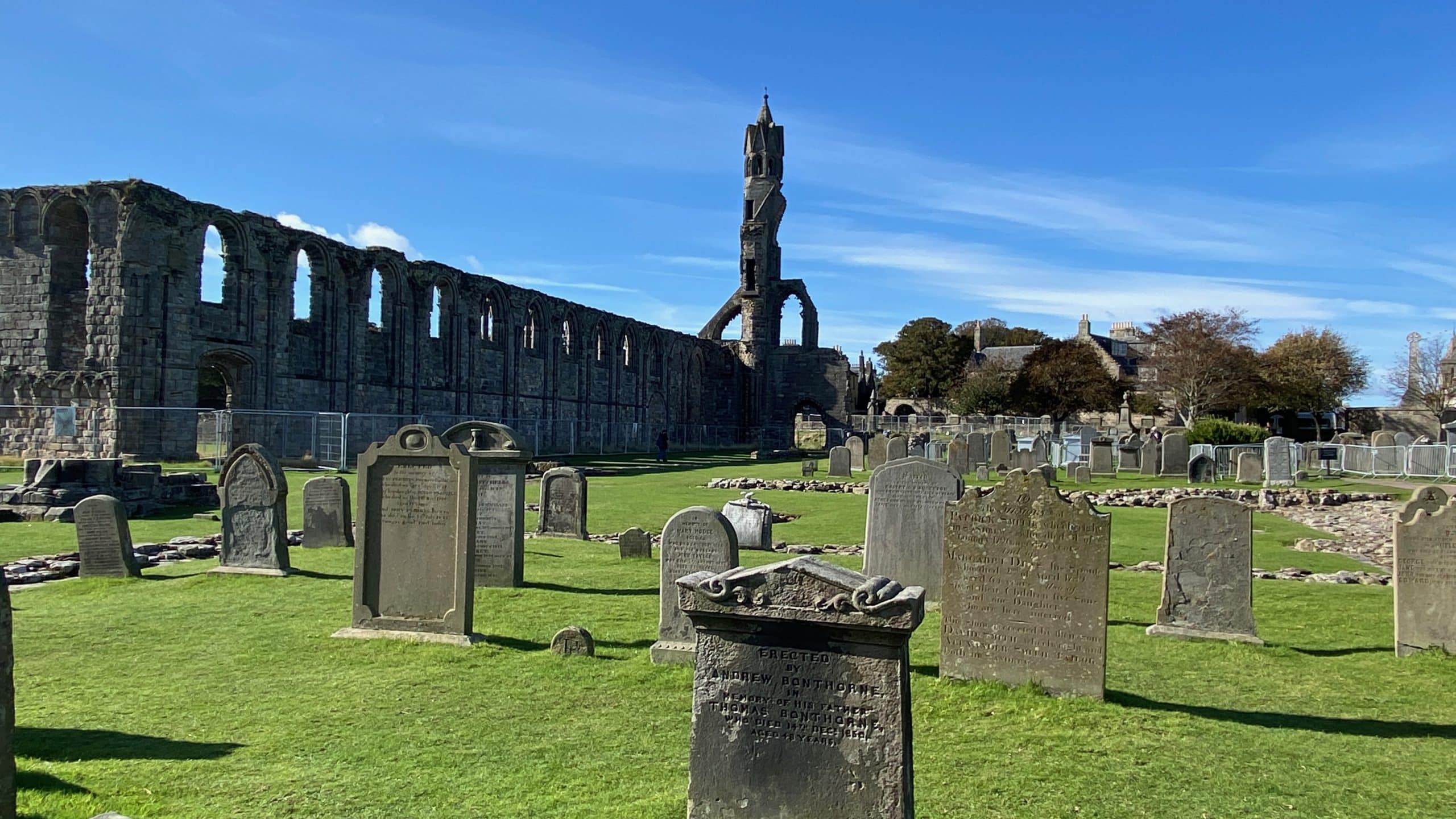 Cemetery at St Andrews Cathedral
