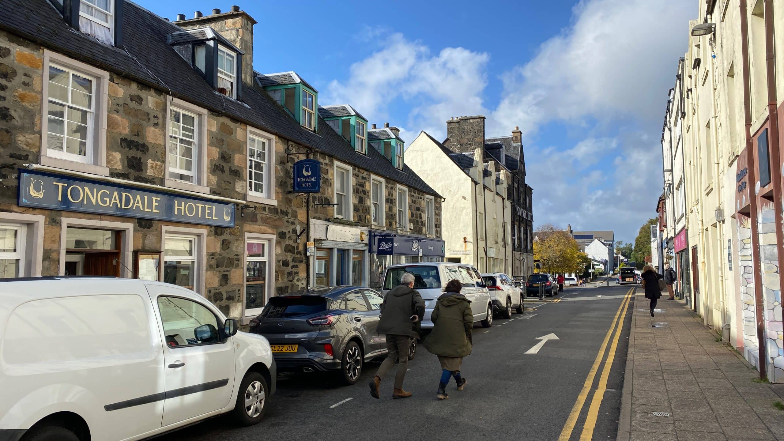 Portree town