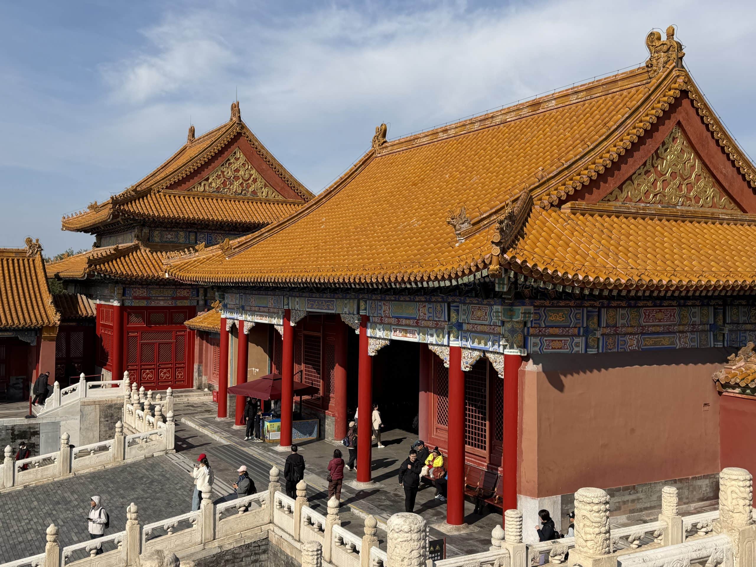 Ornately decorated buildings