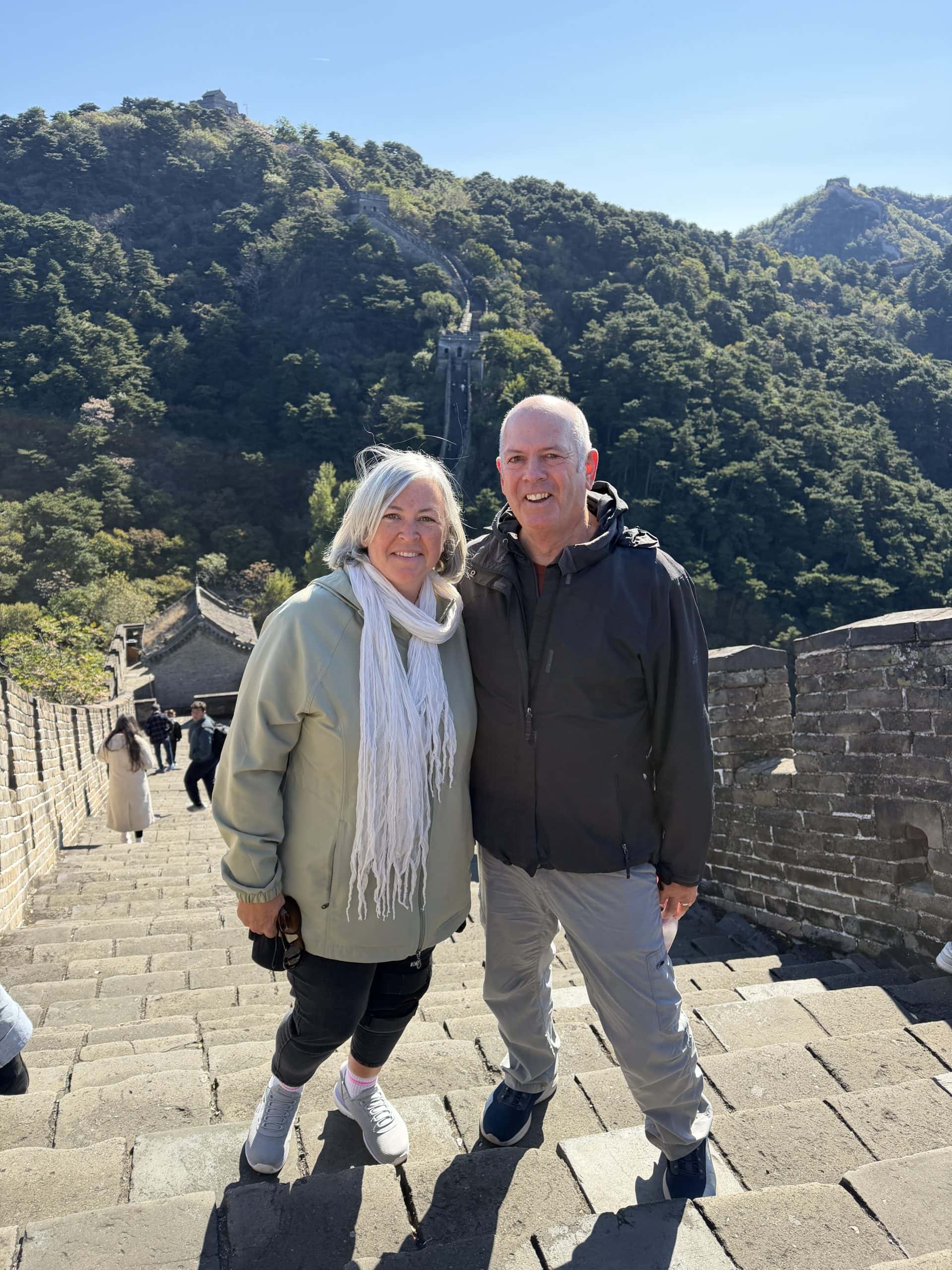 Our photo on the Great Wall