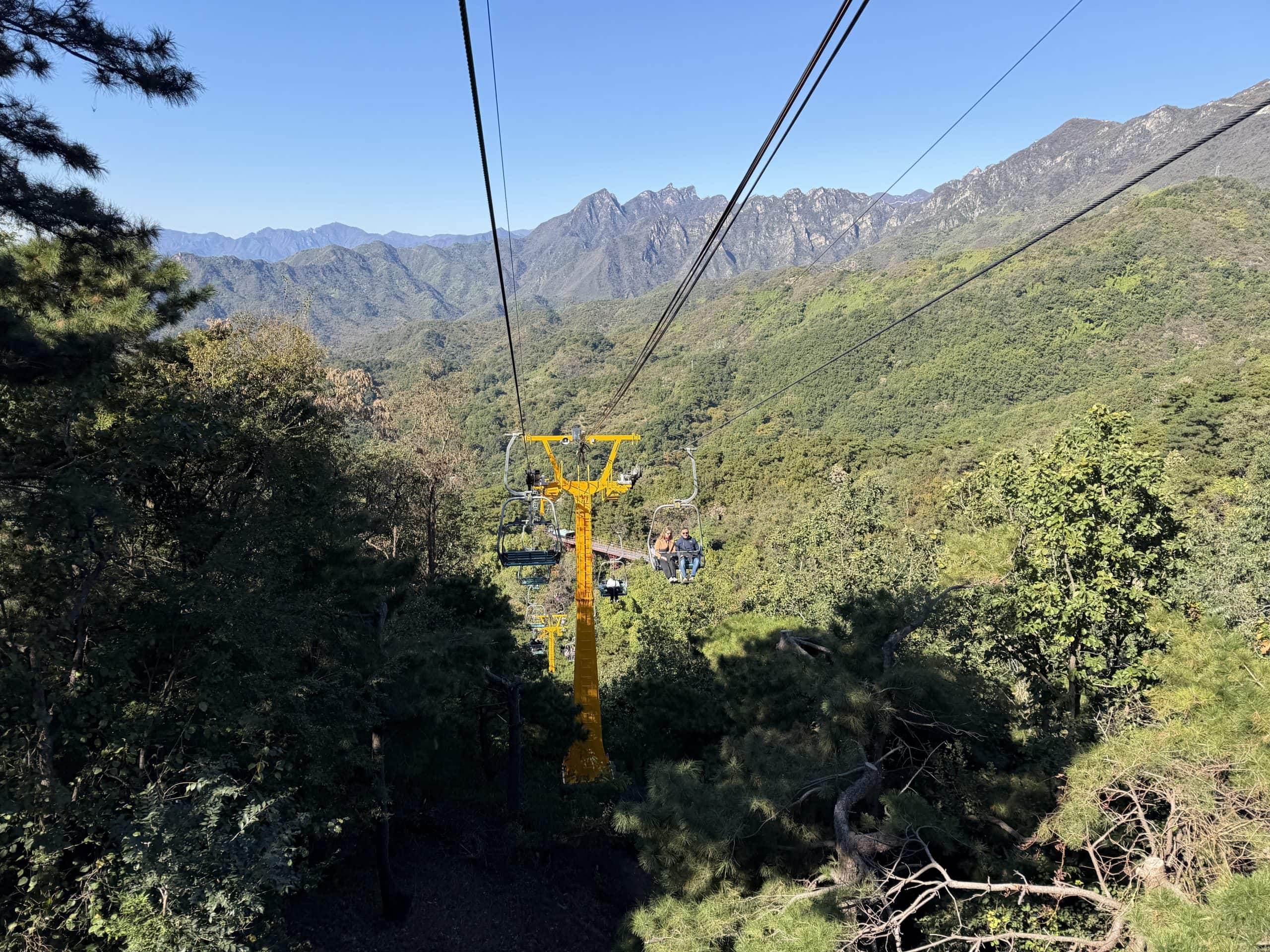 View from the chair lift