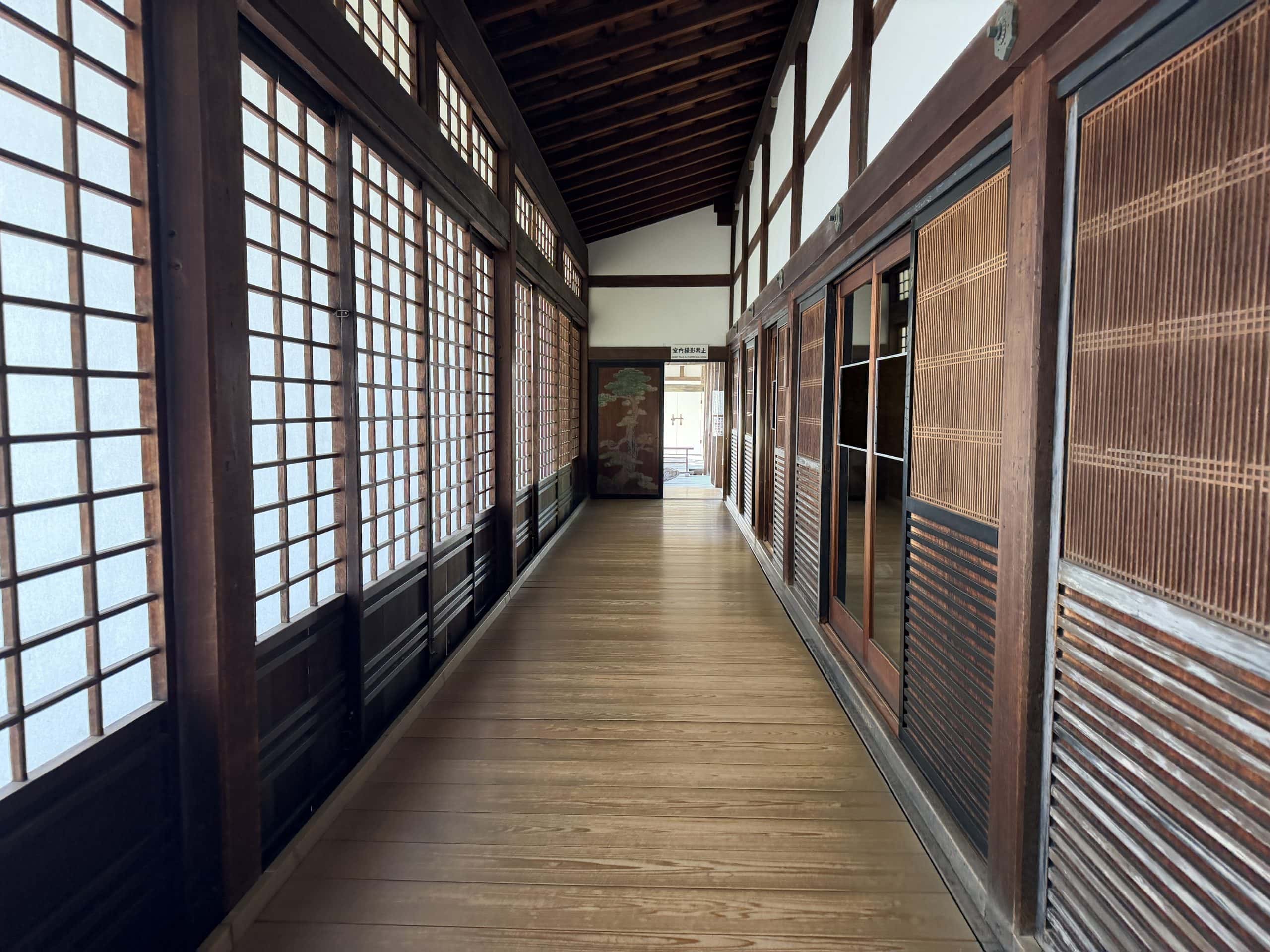 Walkways to the gardens