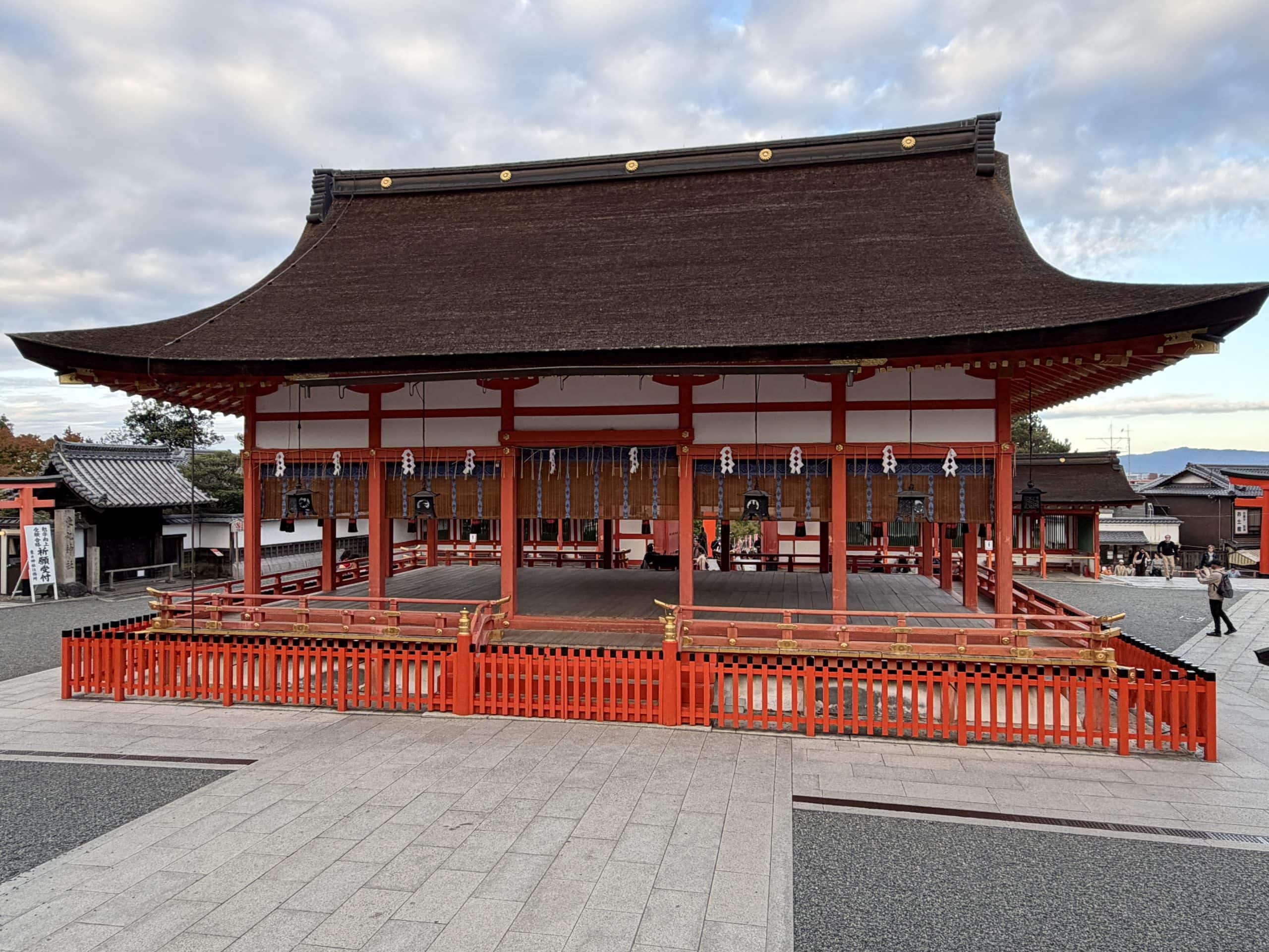 Inside the temple complex