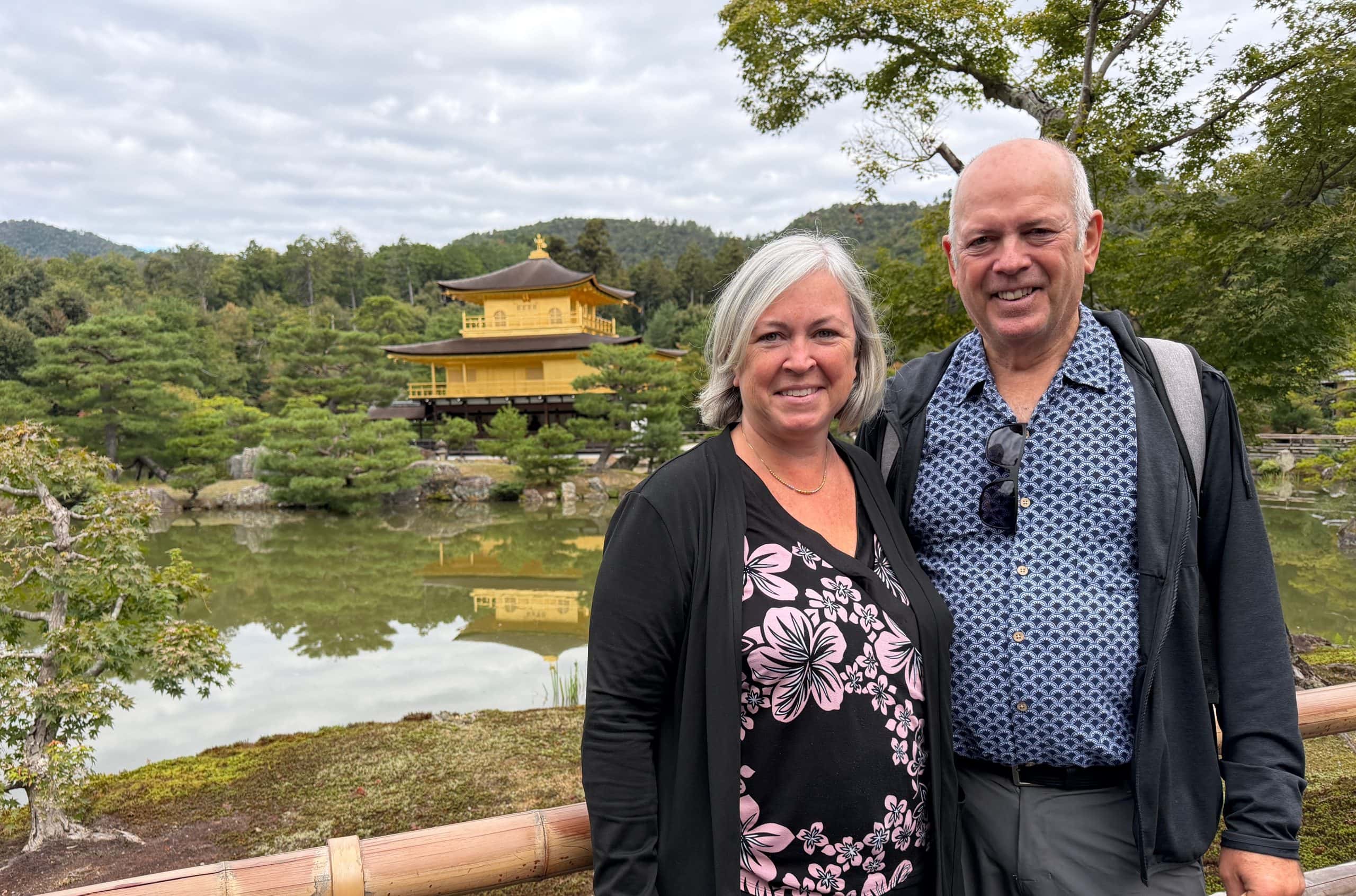 Our photo at the Golden Pavilion