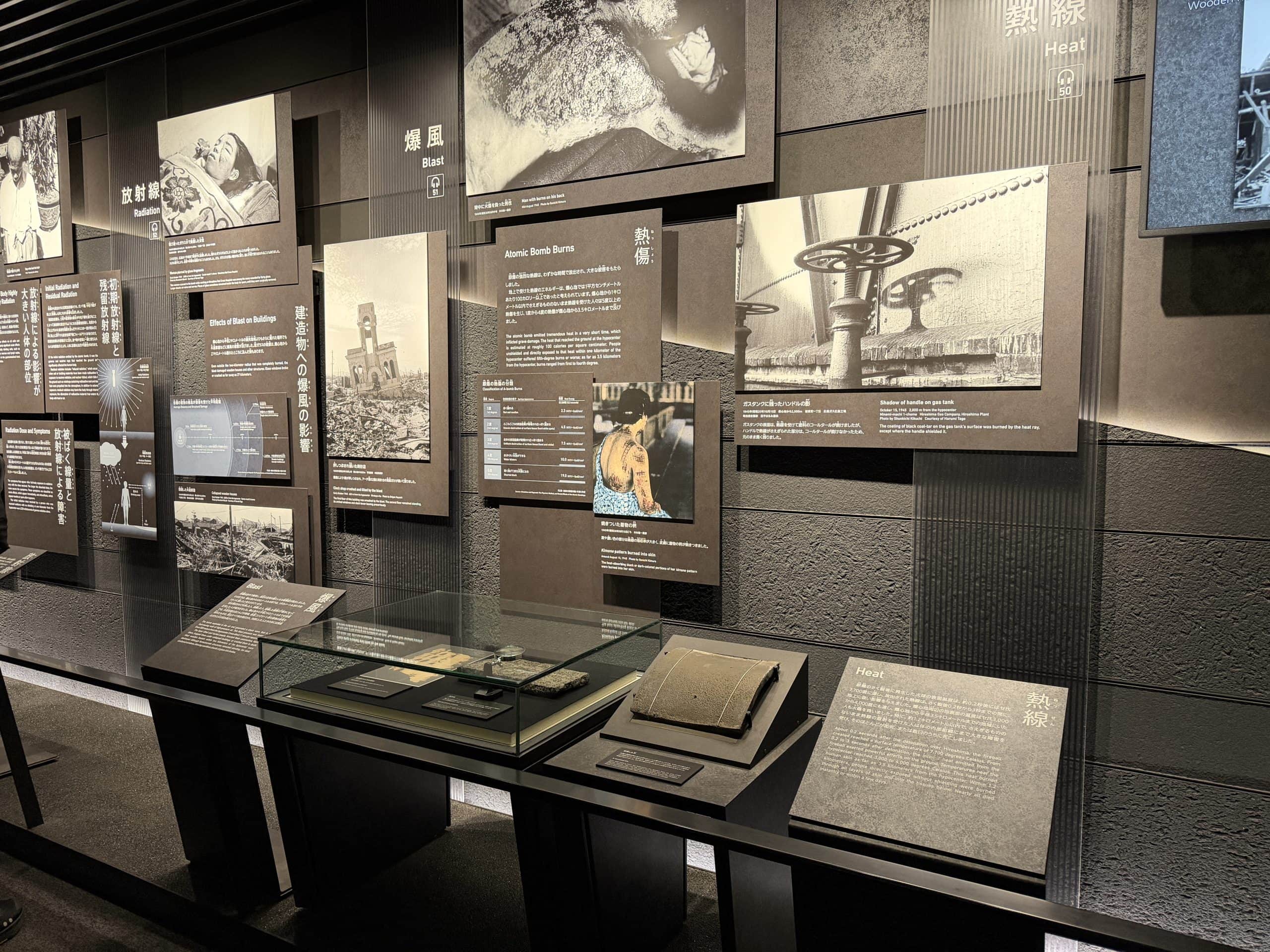 Exhibits about the effort to abolish nuclear weapons