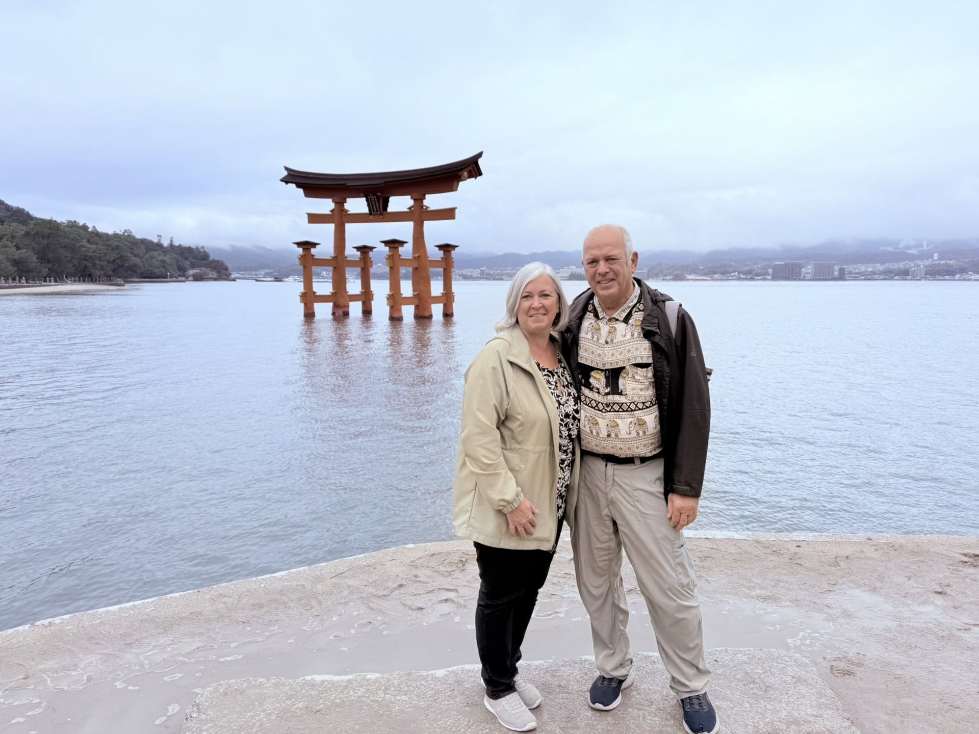 Our picture in front of the torii gate