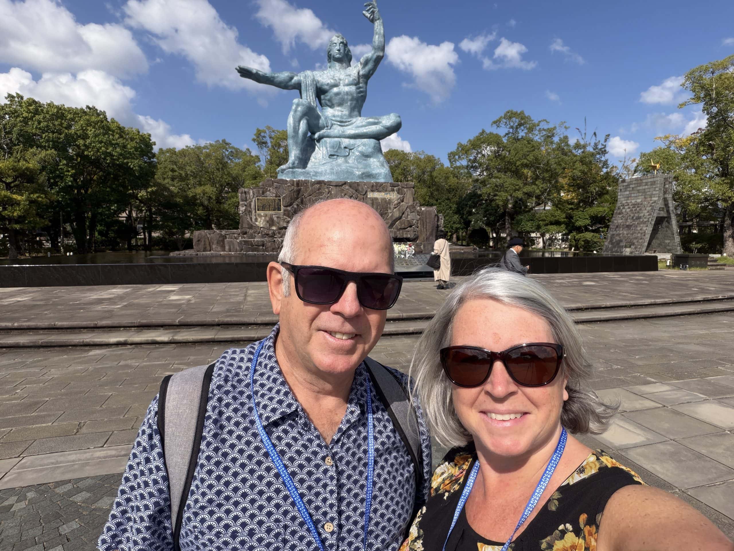 Our selfie in the Peace Park