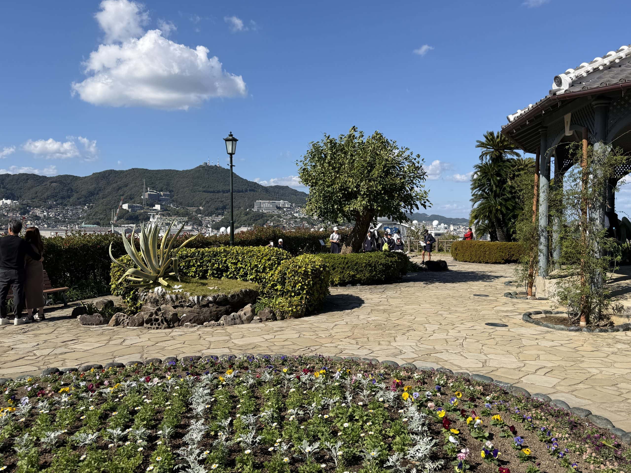 Gardens around the houses