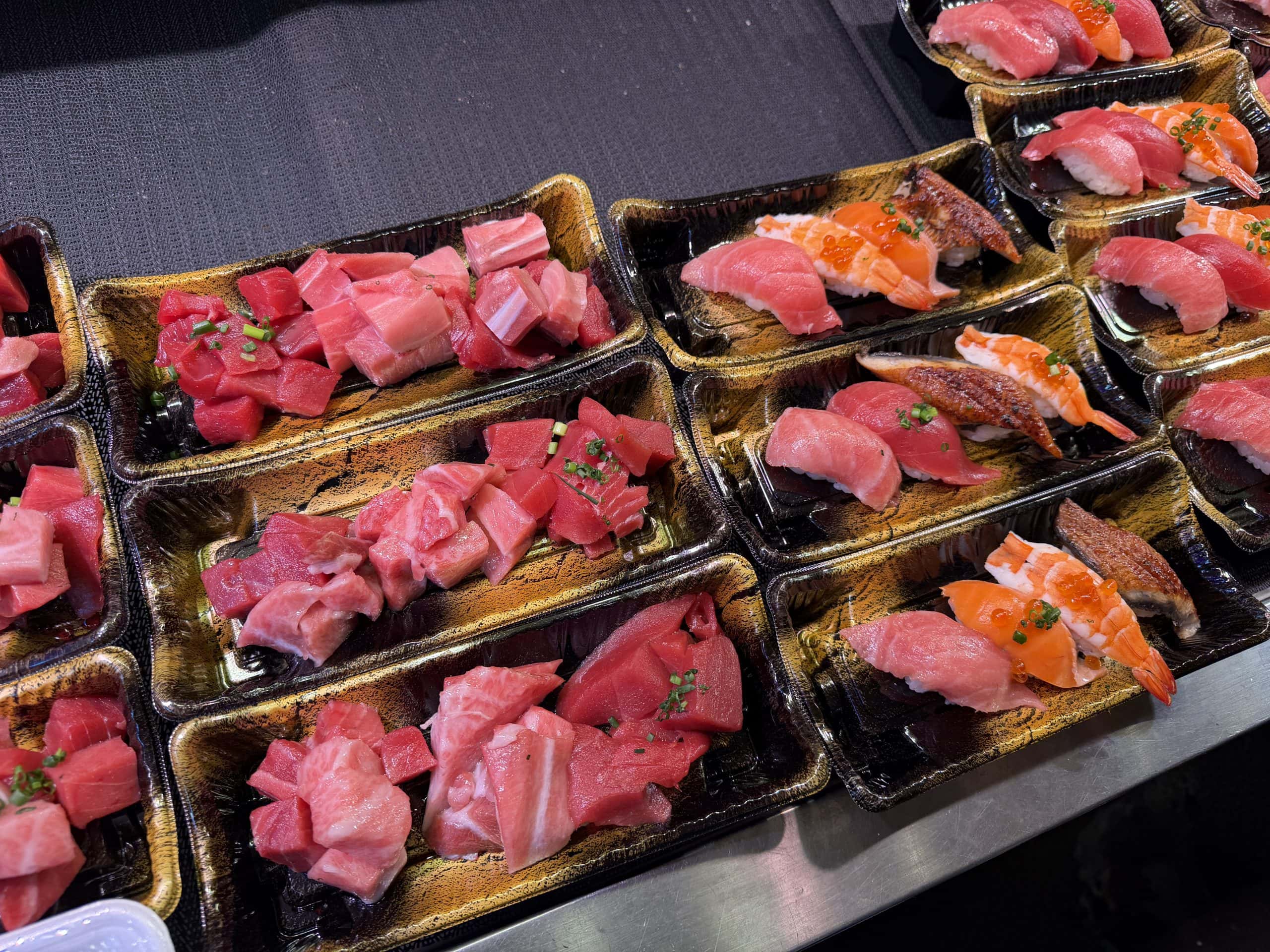 Take away sushi