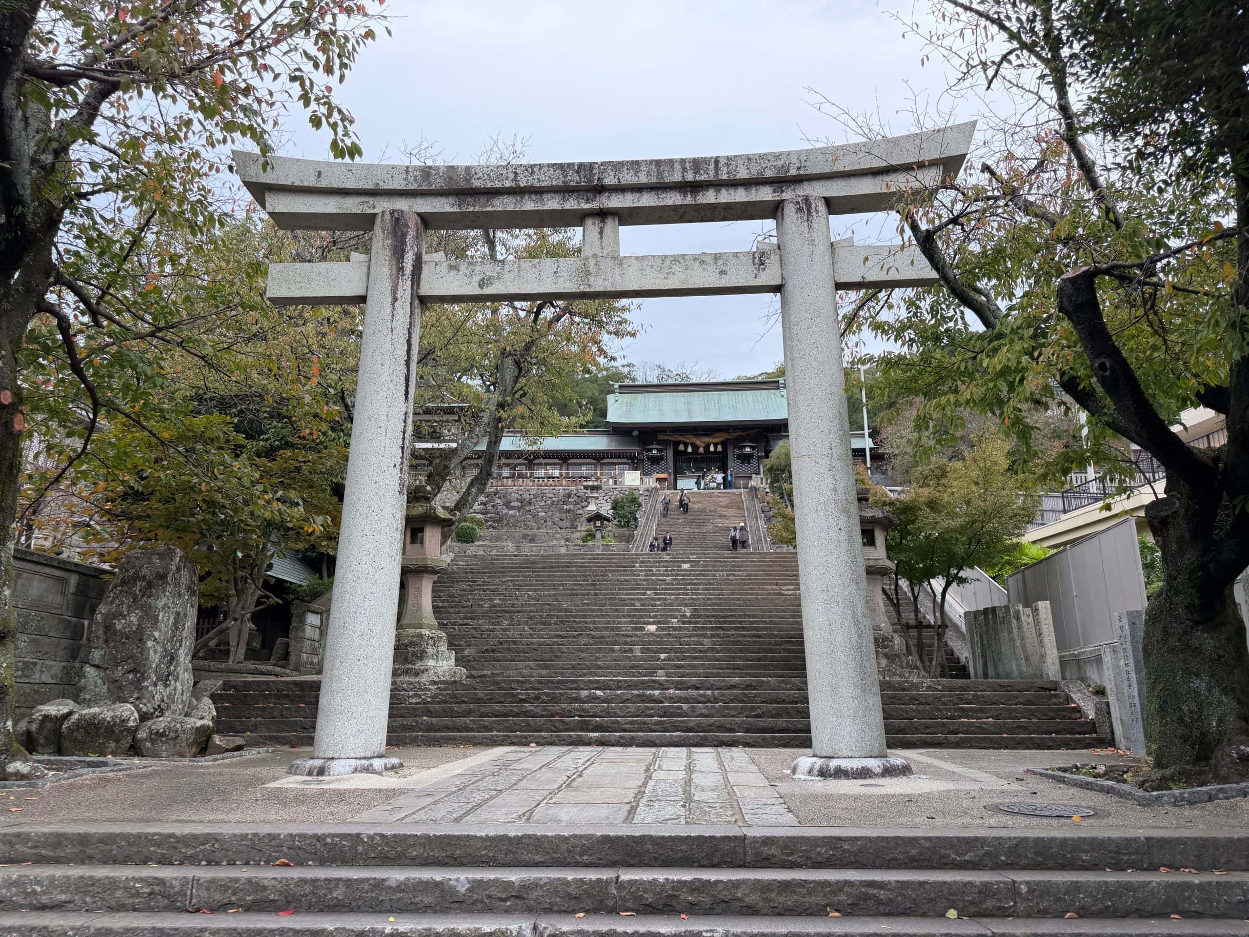 Gates leading to the Shrine