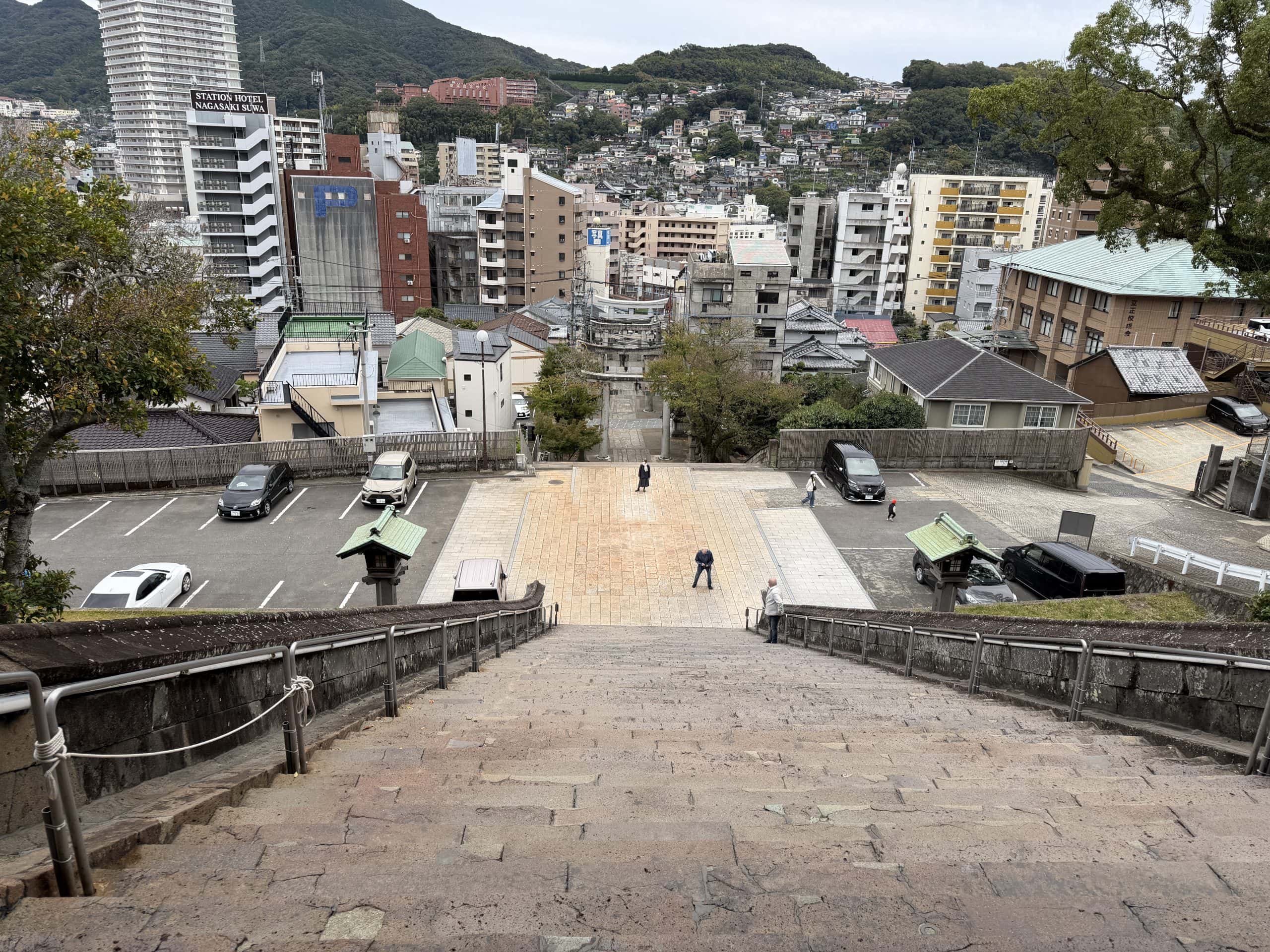 View from the Suwa Shrine
